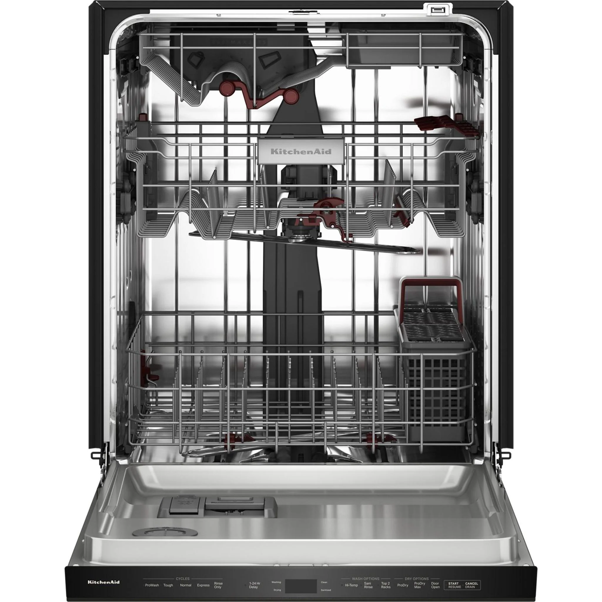 KitchenAid 360 Max JetsThird Rack Dishwasher with Advanced ProDrySystem, 44 dBA -Black Ore (KDPS624SBE) - Image 4