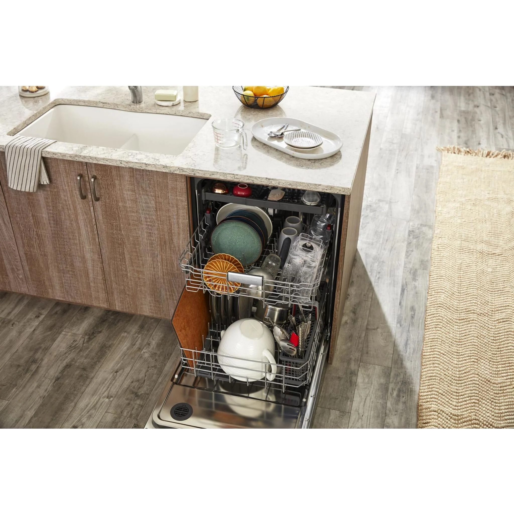 KitchenAid  39 dBA Panel-Ready Dishwasher with Third Level Utensil Rack (KDTE304LPA) - Image 24