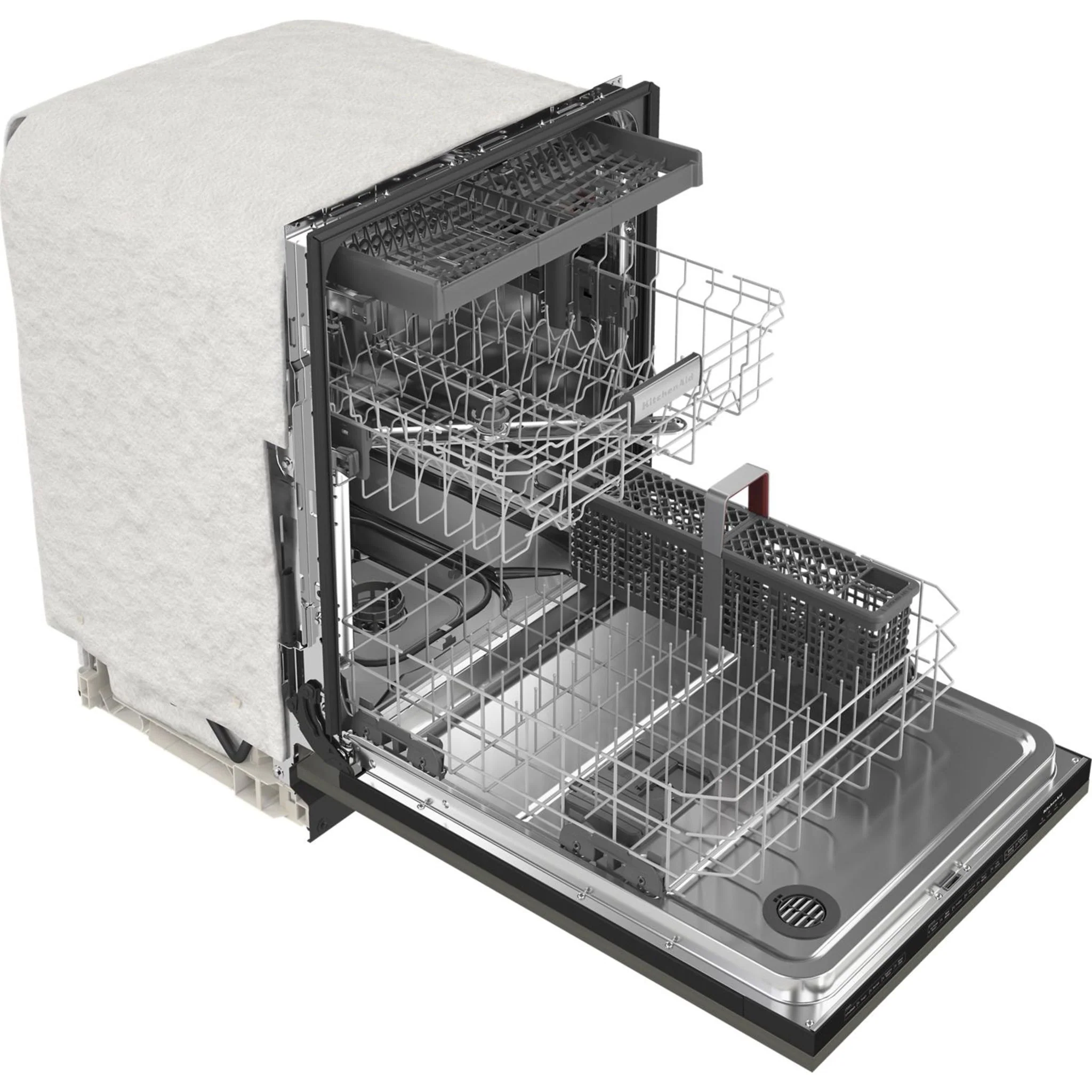 KitchenAid  39 dBA Panel-Ready Dishwasher with Third Level Utensil Rack (KDTE304LPA) - Image 9