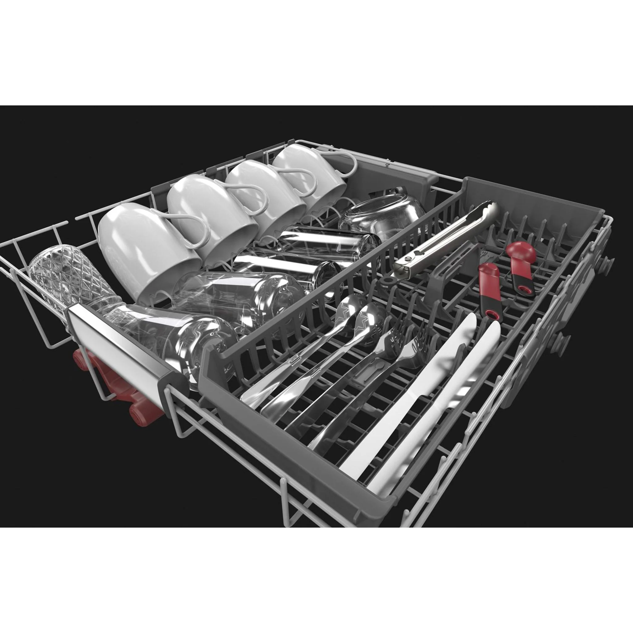KitchenAid  44 dBA Panel-Ready Dishwasher with FreeFlex Third Rack (KDTM704LPA) - Image 27