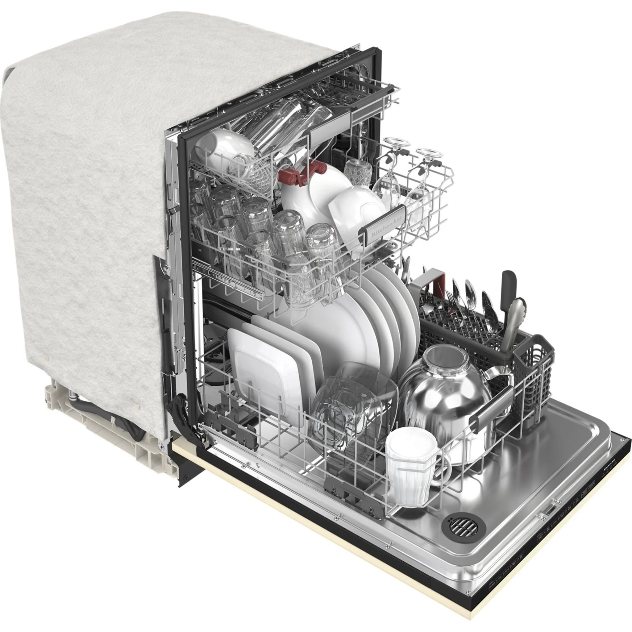 KitchenAid  44 dBA Panel-Ready Dishwasher with FreeFlex Third Rack (KDTM704LPA) - Image 6