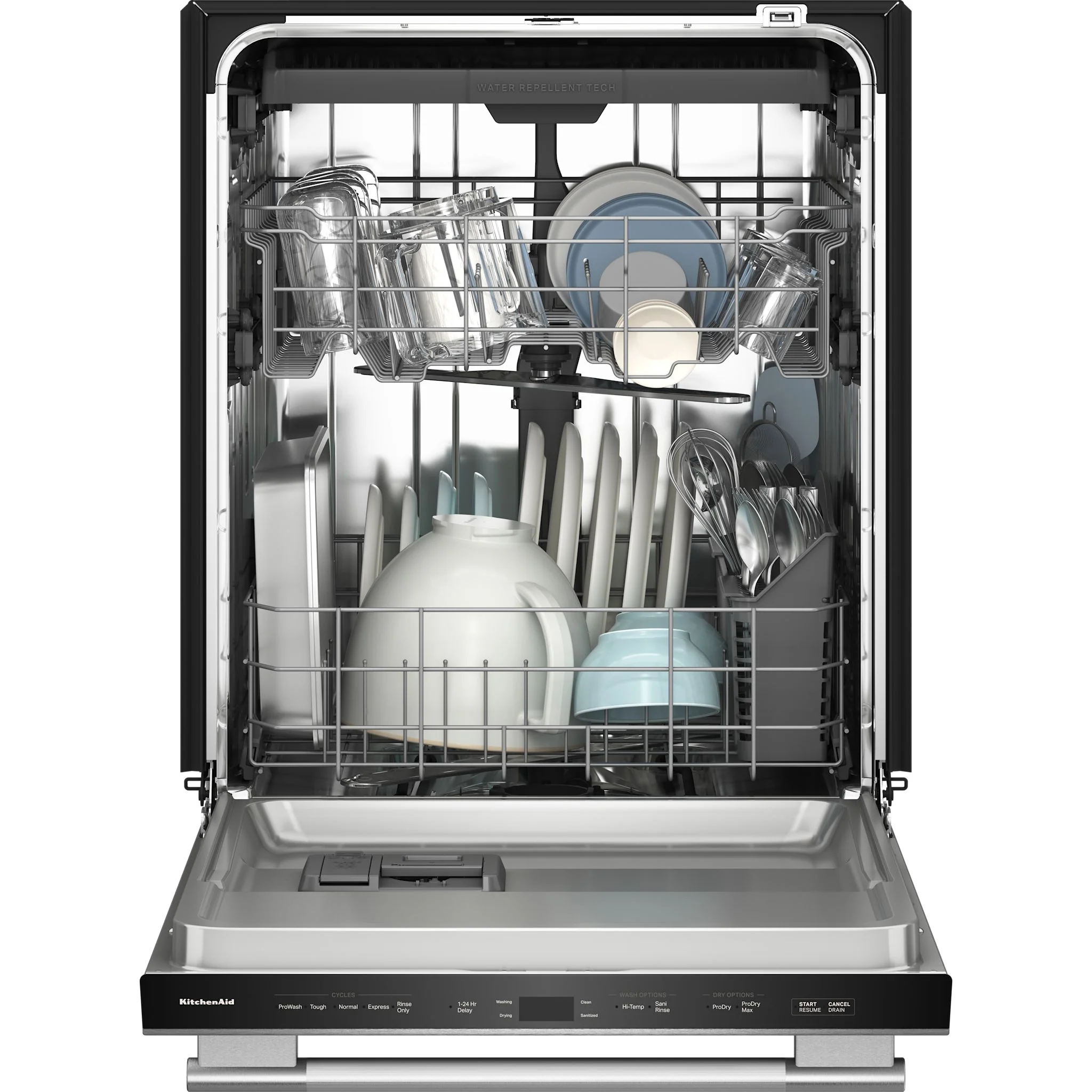 KitchenAid Third Level Utensil Rack Dishwasher with 30+ Total Wash Jets in PrintShieldFinish, 47 dBA -PrintShield Stainless (KDTS224SPS) - Image 19
