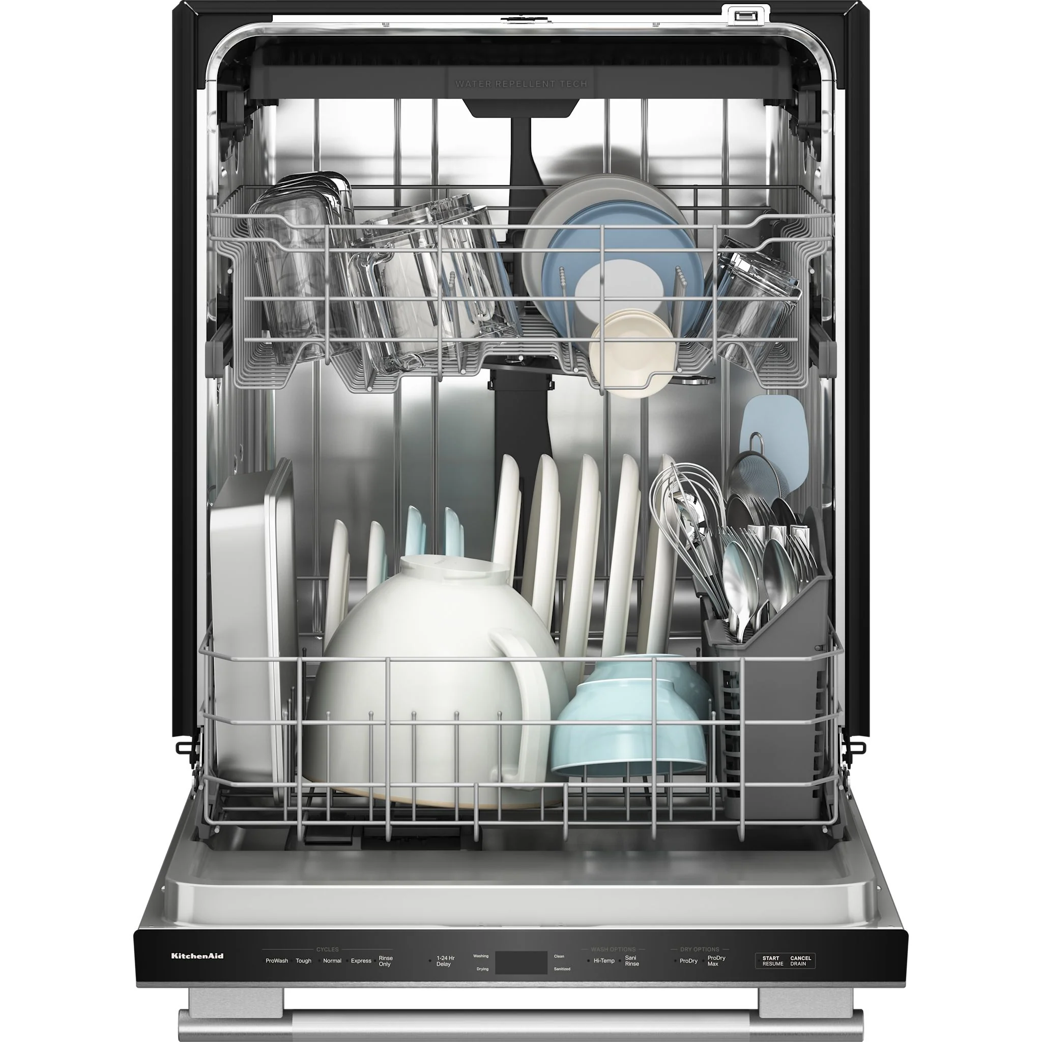 KitchenAid Third Level Utensil Rack Dishwasher with 30+ Total Wash Jets in PrintShieldFinish, 47 dBA -PrintShield Stainless (KDTS224SPS) - Image 24