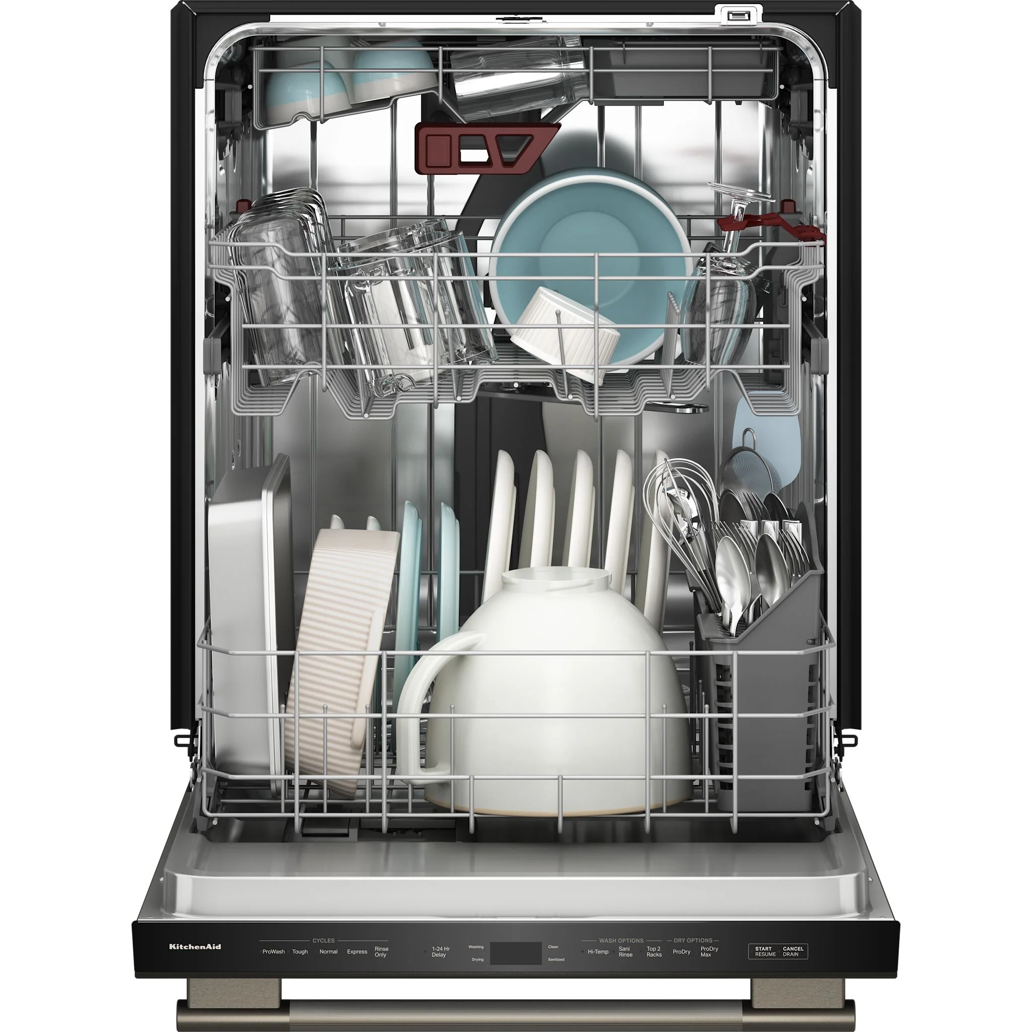 KitchenAid Third Level Jet Rack Dishwasher with 40+ Total Wash Jets, 41 dBA -Black Ore (KDTS324SBE) - Image 2
