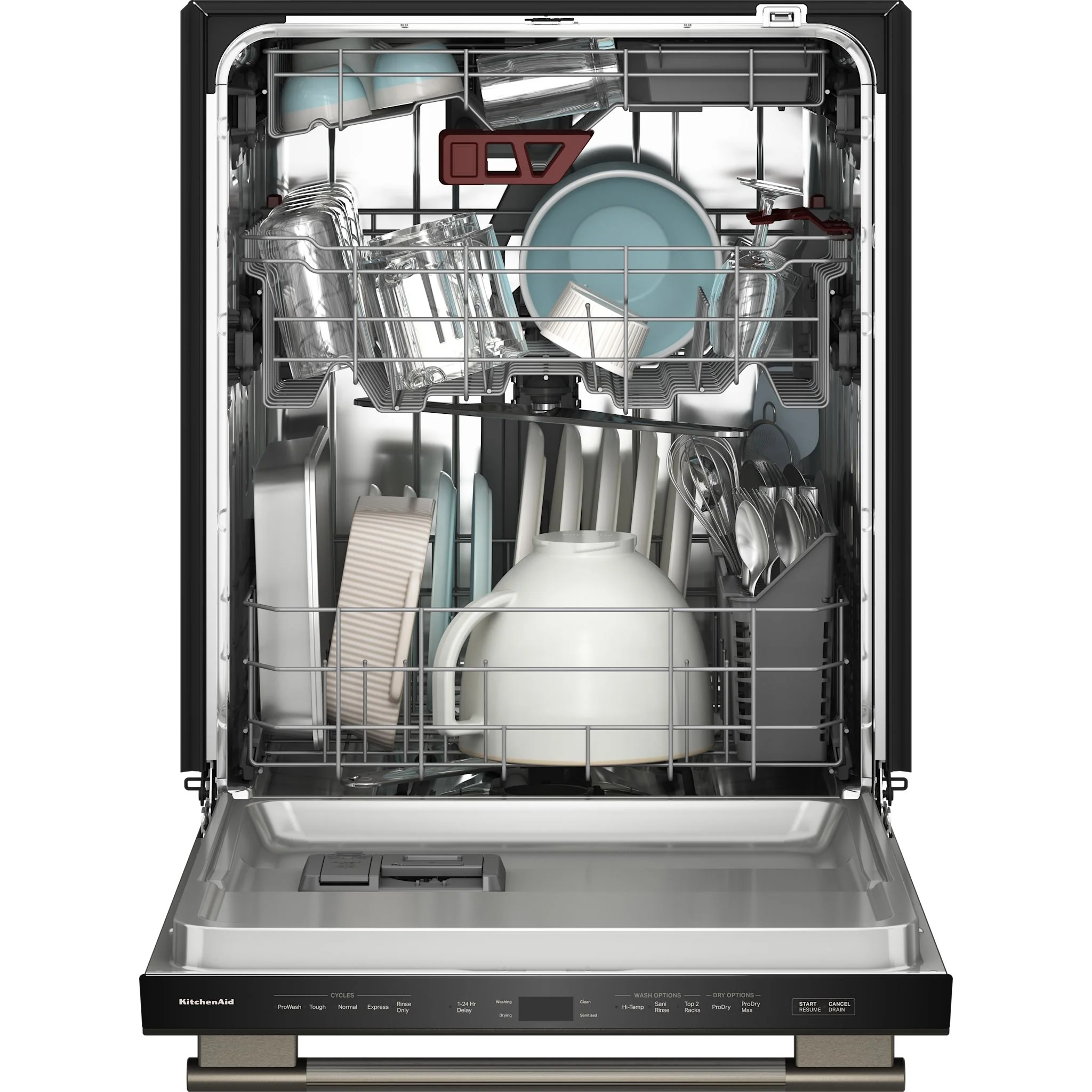 KitchenAid Third Level Jet Rack Dishwasher with 40+ Total Wash Jets, 41 dBA -Black Ore (KDTS324SBE) - Image 4