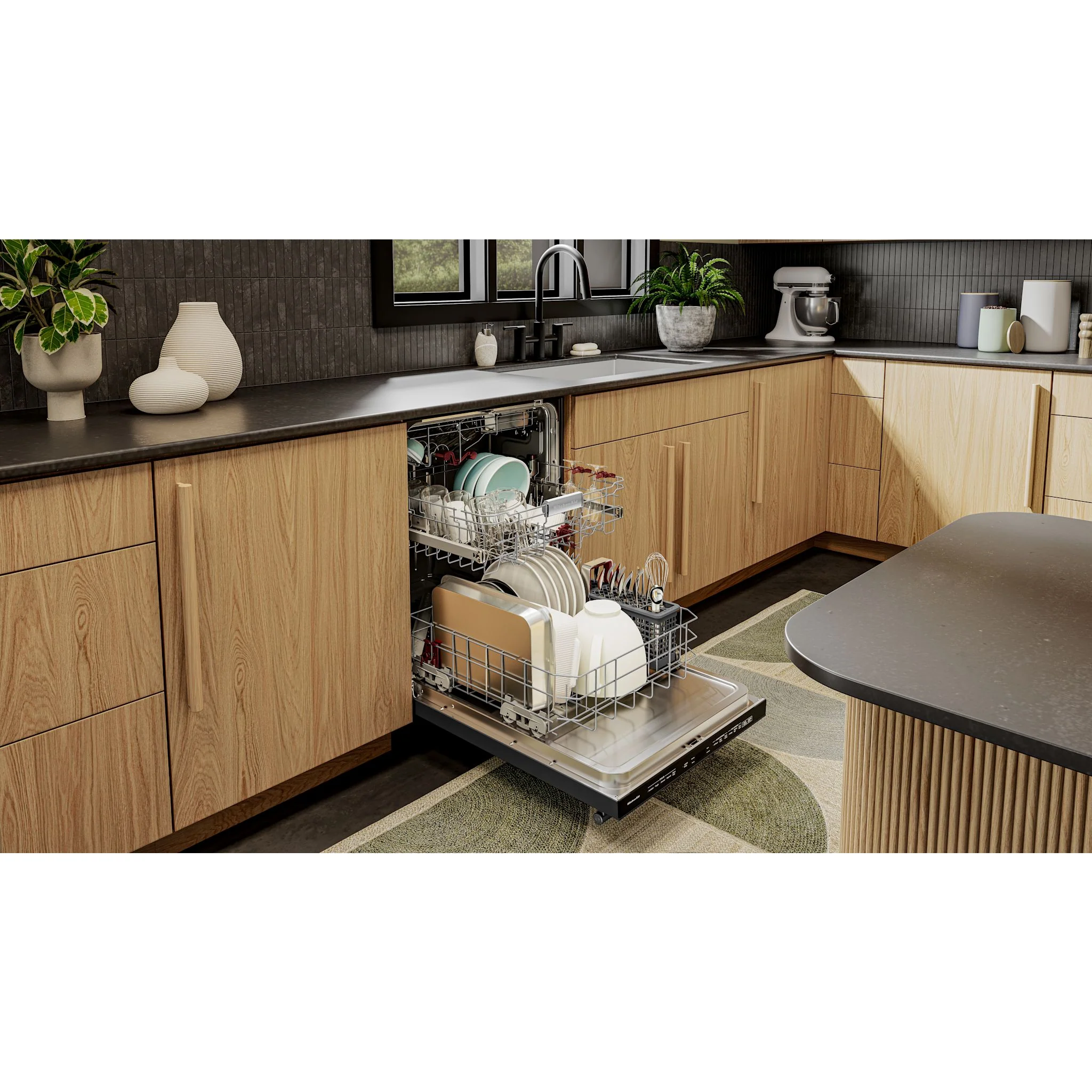 KitchenAid Third Level Jet Rack Dishwasher with 40+ Total Wash Jets, 41 dBA -Black Ore (KDTS324SBE) - Image 6