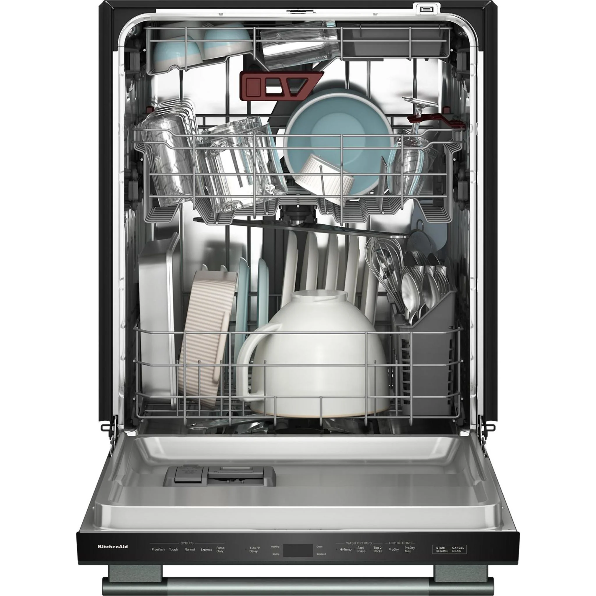 KitchenAid Third Level Jet Rack Dishwasher with 40+ Total Wash Jets, 41 dBA -Juniper (KDTS324SJP) - Image 11