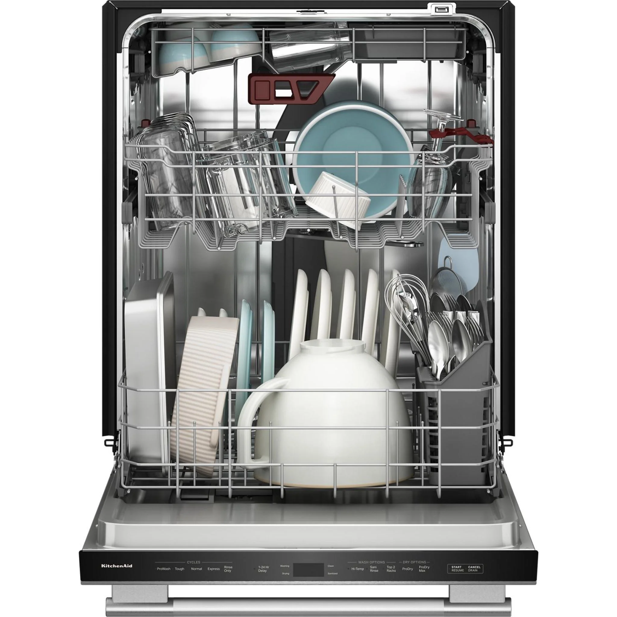 KitchenAid Third Level Jet Rack Dishwasher with 40+ Total Wash Jets, 41 dBA -PrintShield Stainless (KDTS324SPS) - Image 23