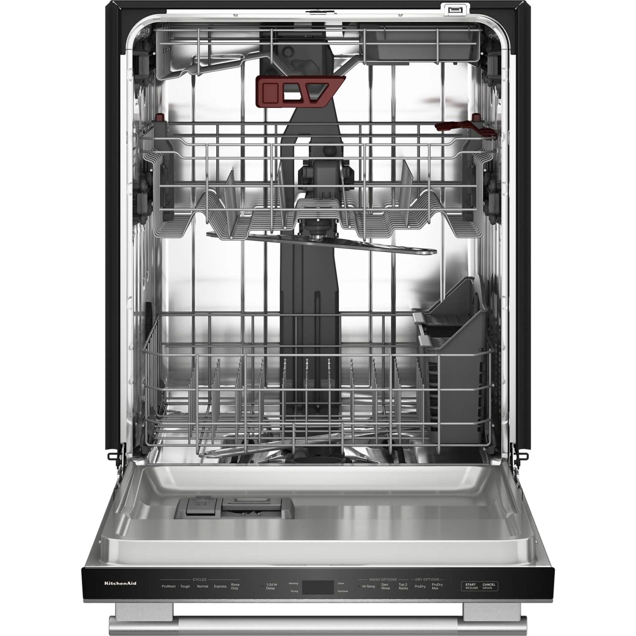 KitchenAid Third Level Jet Rack Dishwasher with 40+ Total Wash Jets, 41 dBA -PrintShield Stainless (KDTS324SPS) - Image 5