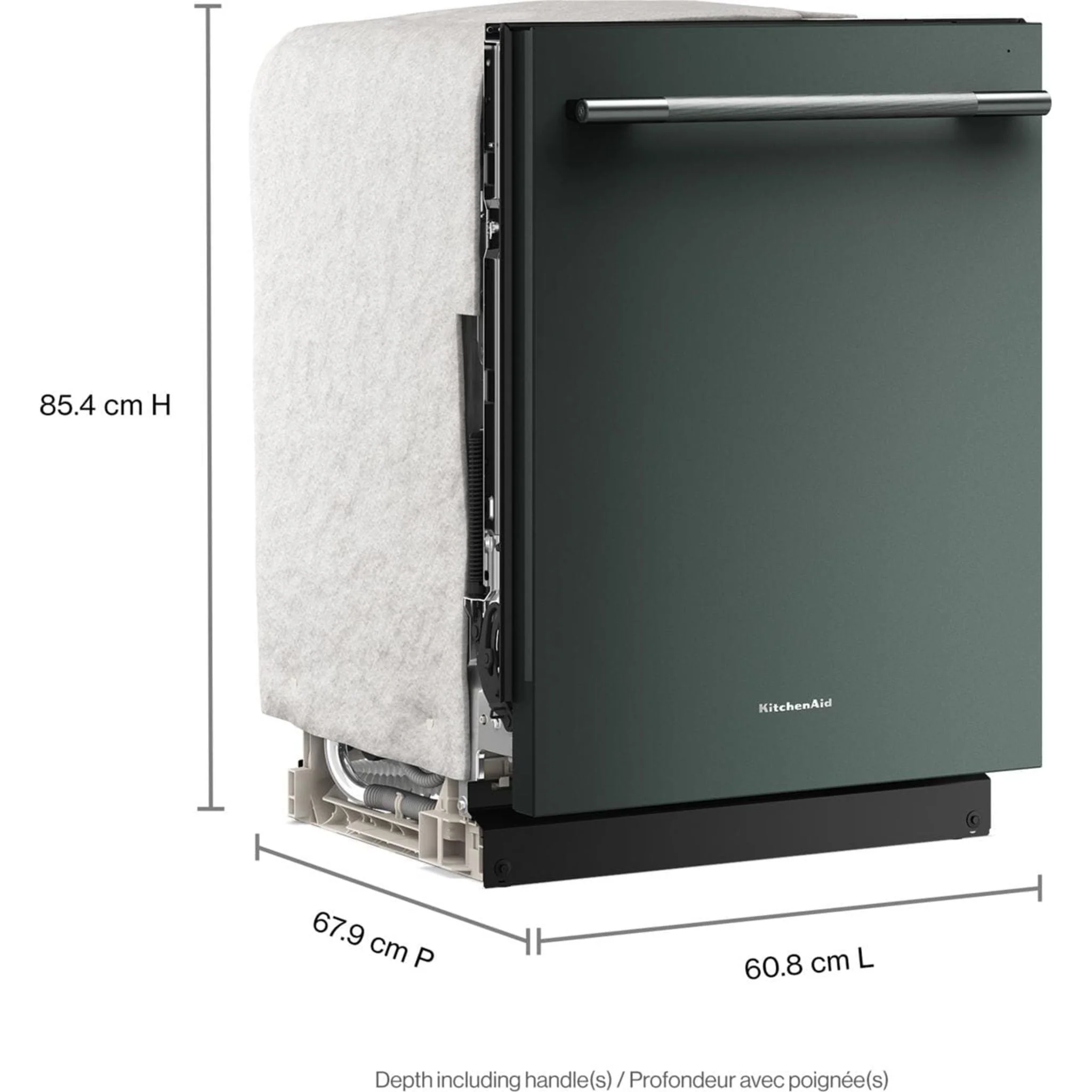 KitchenAid 360 Max JetsThird Rack Dishwasher with ProDrySystem, 44 dBA -Juniper (KDTS424SJP) - Image 4