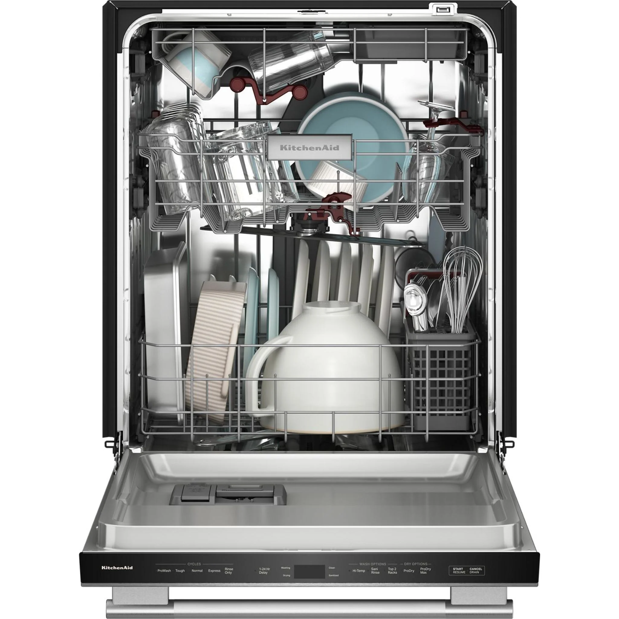 KitchenAid 360 Max JetsThird Rack Dishwasher with ProDrySystem, 44 dBA -PrintShield Stainless (KDTS424SPS) - Image 10