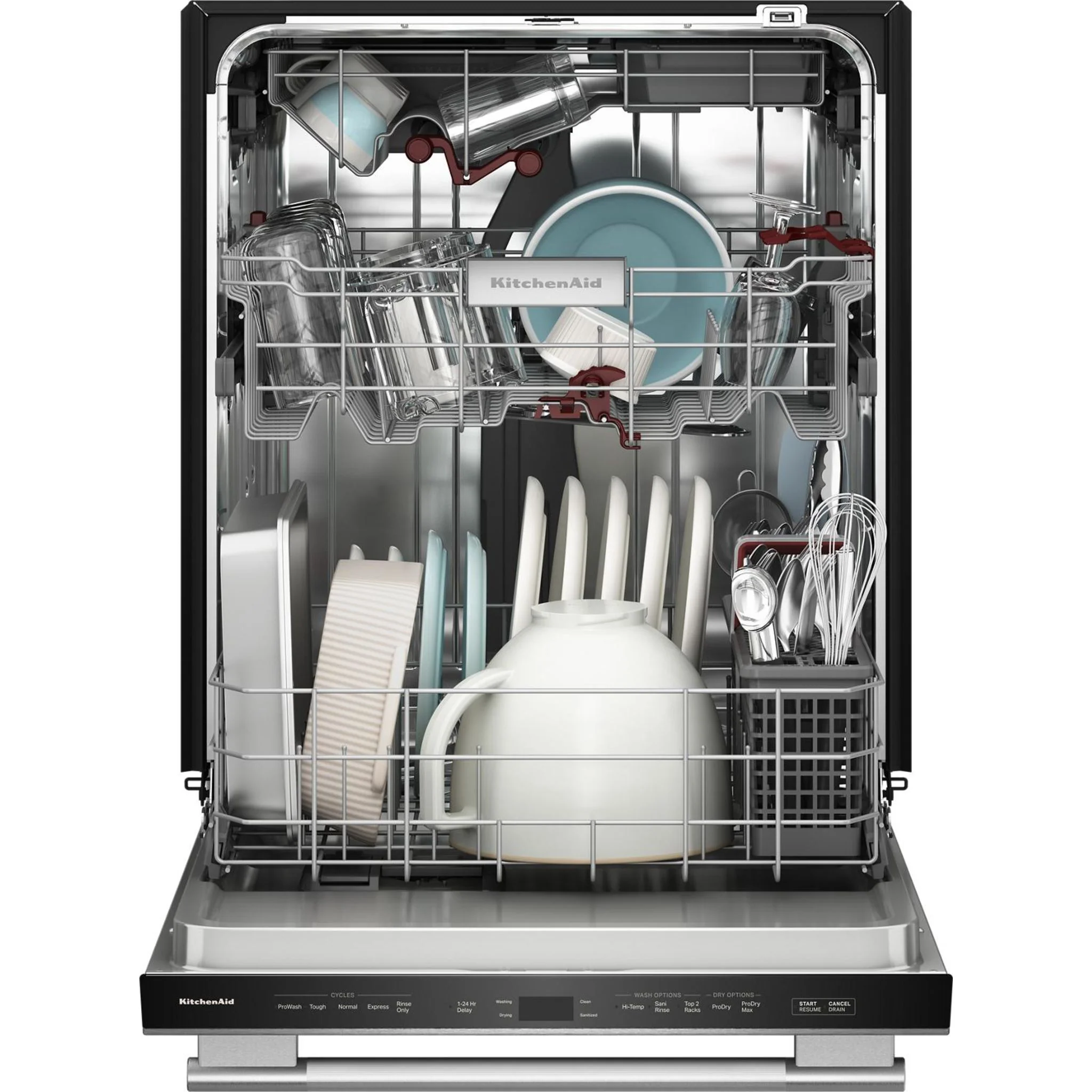 KitchenAid 360 Max JetsThird Rack Dishwasher with ProDrySystem, 44 dBA -PrintShield Stainless (KDTS424SPS) - Image 29