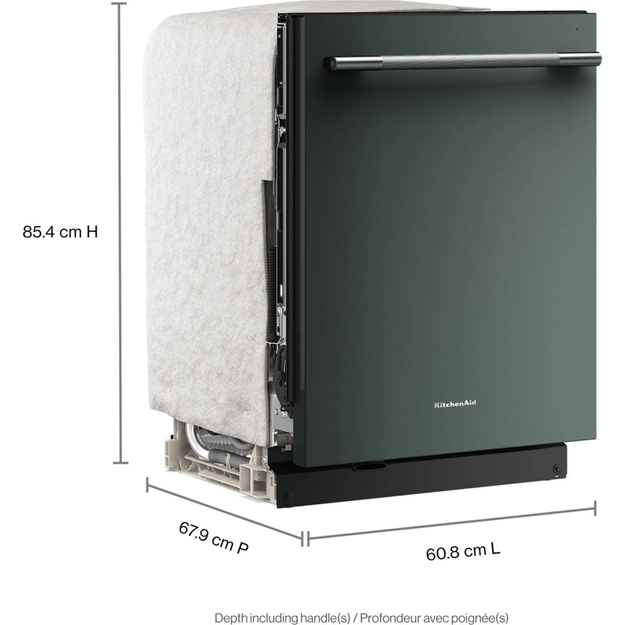 KitchenAid 360 Max JetsThird Rack Dishwasher with Advanced ProDrySystem, 44 dBA -Juniper (KDTS624SJP) - Image 10