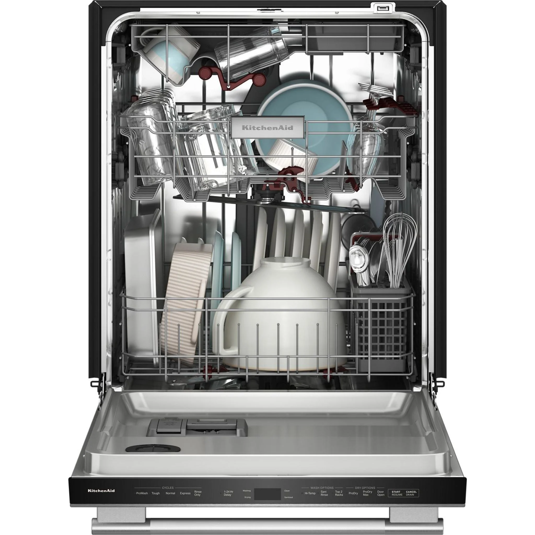 KitchenAid 360 Max JetsThird Rack Dishwasher with Advanced ProDrySystem, 44 dBA -PrintShield Stainless (KDTS624SPS) - Image 22