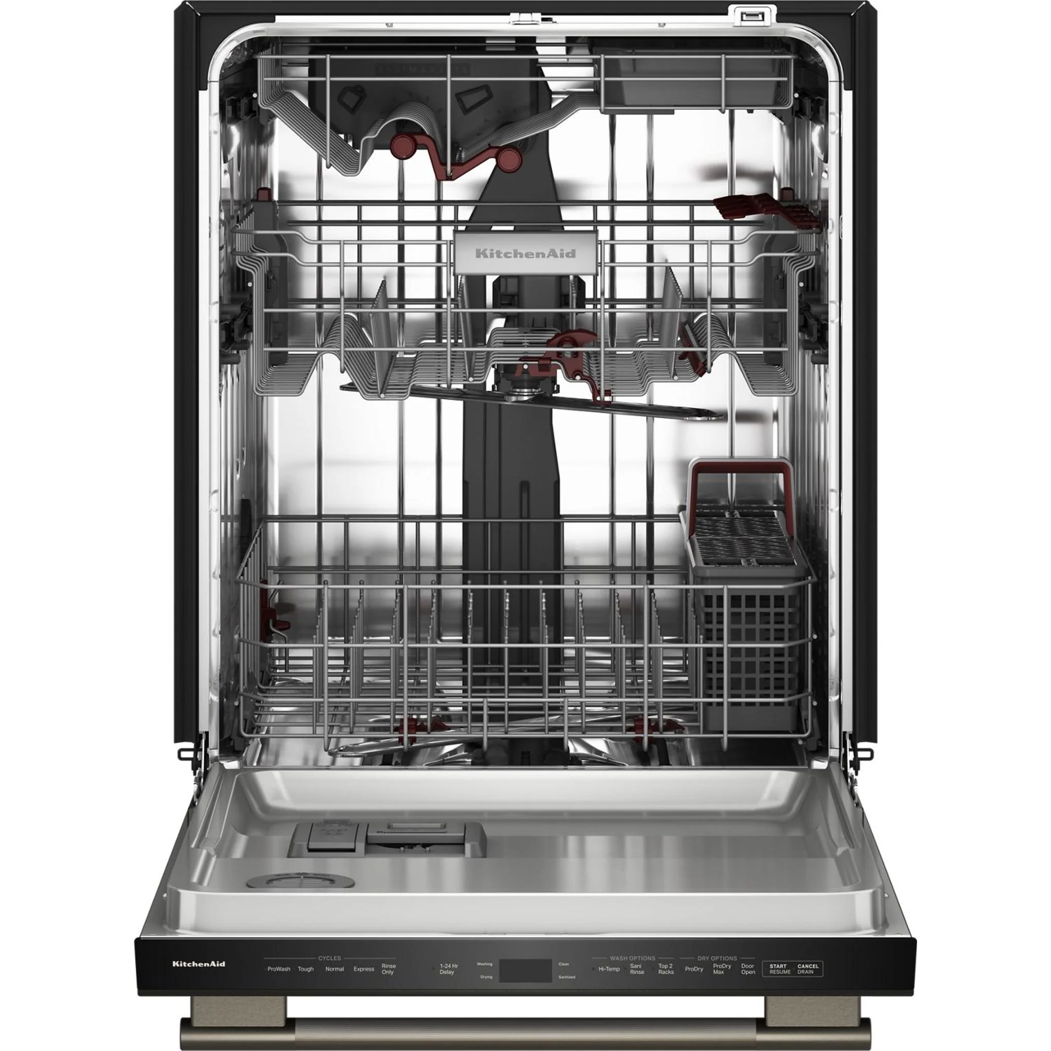 KitchenAid 360 Max JetsThird Rack Dishwasher with Advanced ProDrySystem and Ultra-bright LED Lighting, 44 dBA -Black Ore (KDTS724SBE) - Image 4