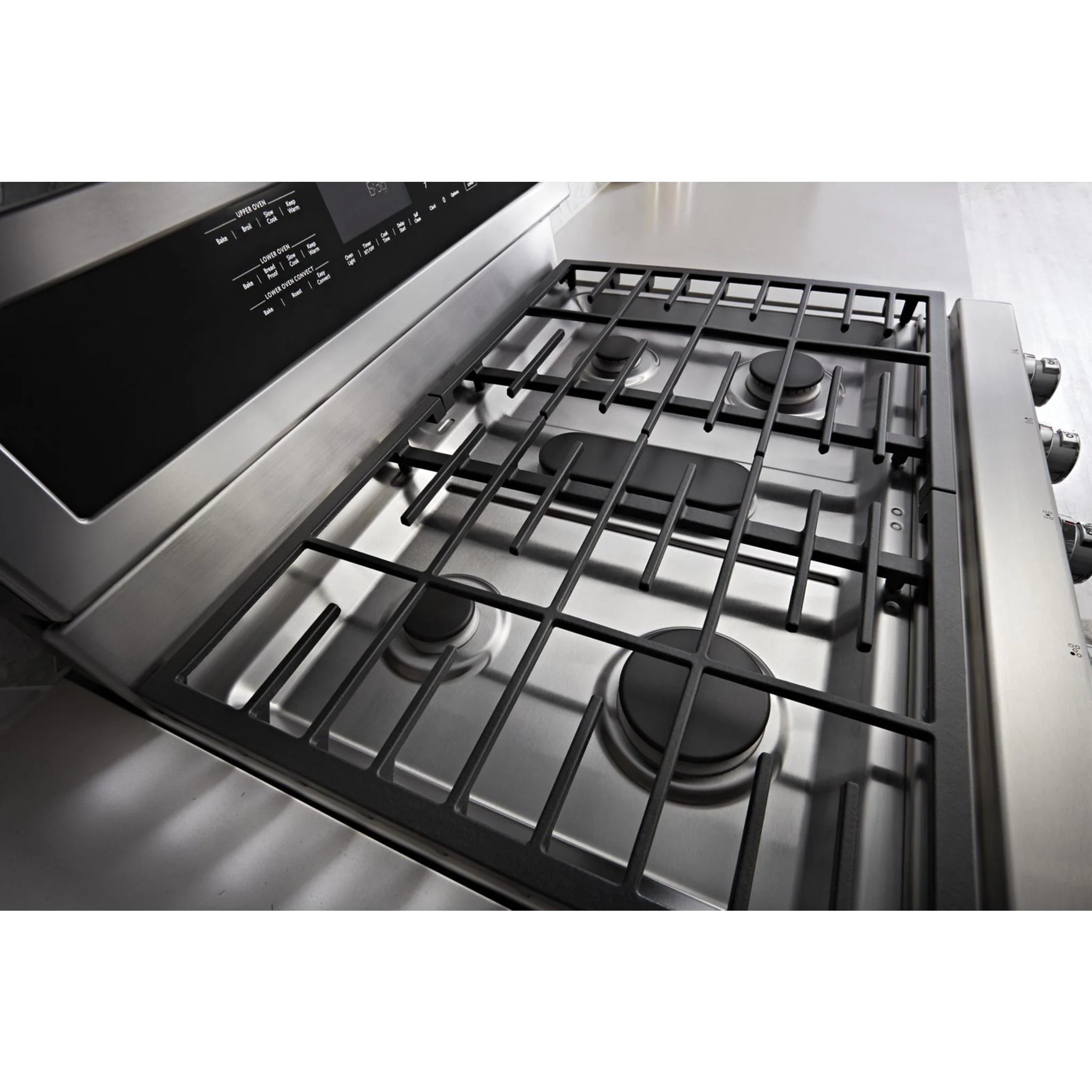 KitchenAid 30-Inch 5 Burner Gas Double Oven Convection Range -Stainless Steel (KFGD500ESS) - Image 21