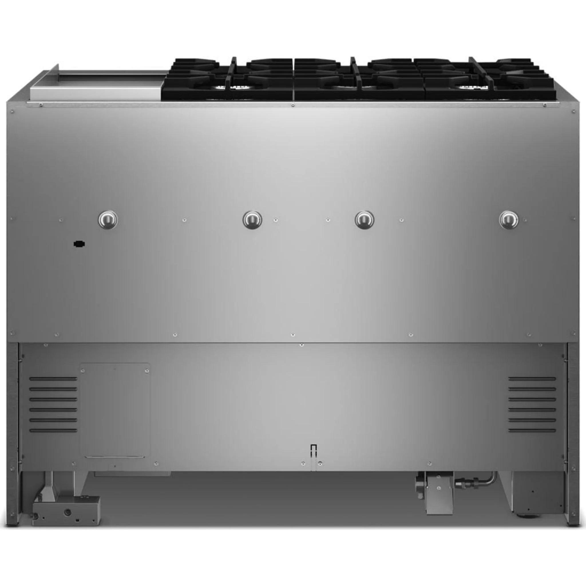 KitchenAid 48-Inch 6 Burner Commercial-Style Dual Fuel Range with Griddle -Agave (KFDD948SAG) - Image 3