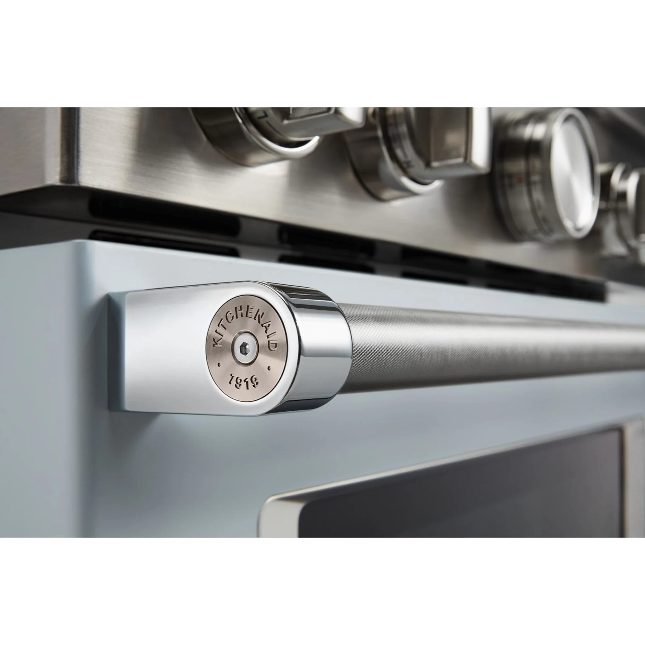 KitchenAid  30'' Smart Commercial-Style Dual Fuel Range with 4 Burners - Misty Blue (KFDC500JMB) - Image 33