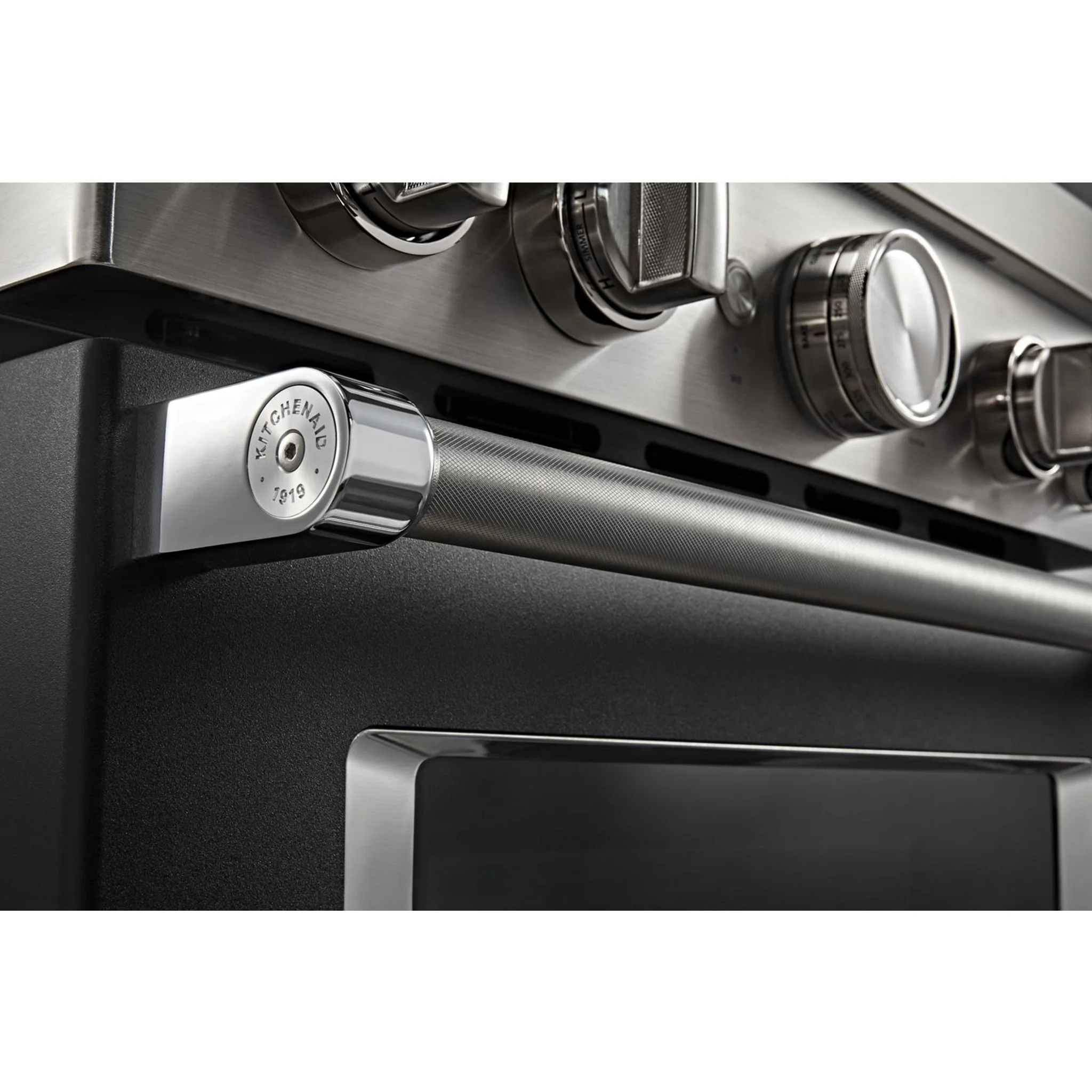 KitchenAid  30'' Smart Commercial-Style Dual Fuel Range with 4 Burners - Imperial Black (KFDC500JBK) - Image 44