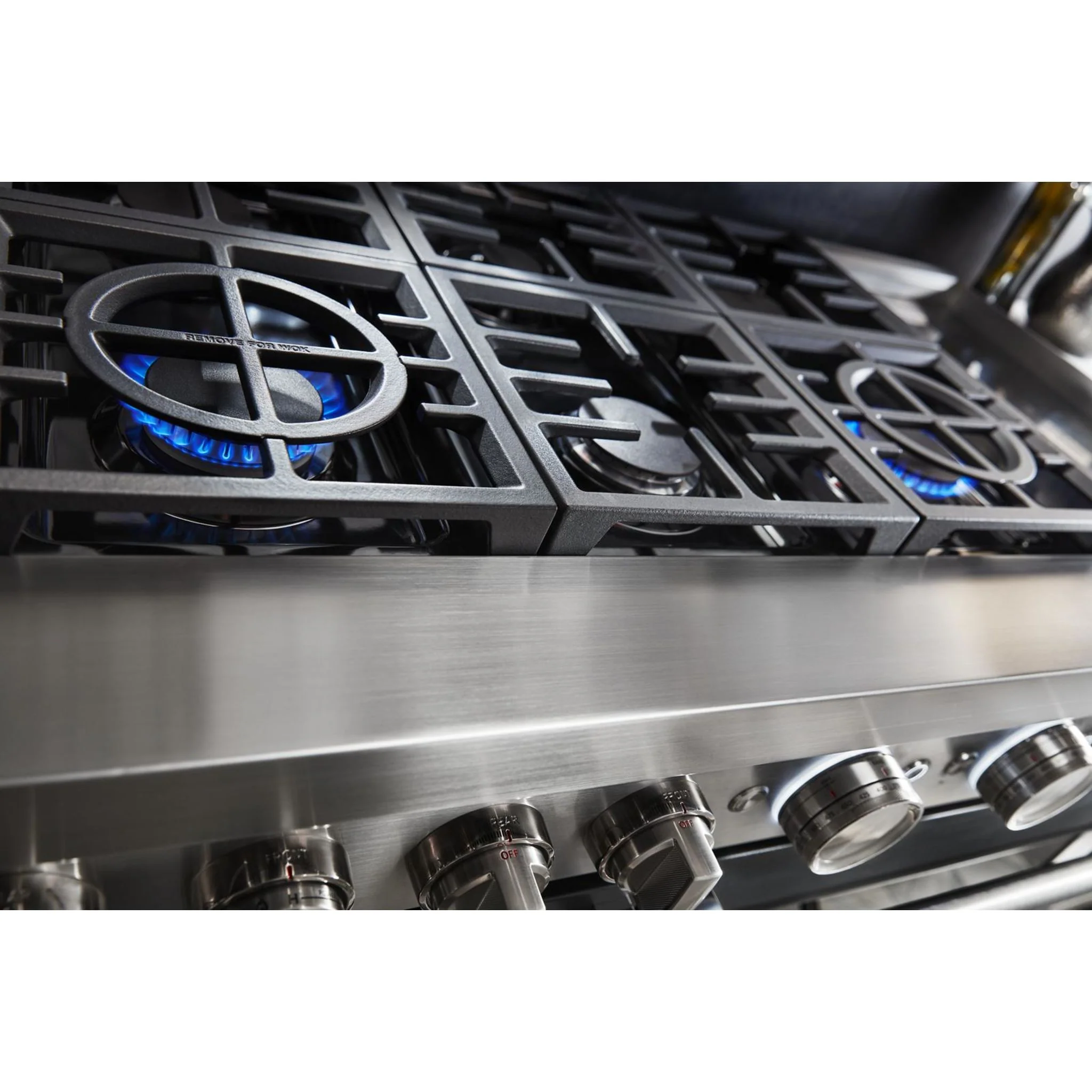 KitchenAid  48'' Smart Commercial-Style Dual Fuel Range with Griddle - Imperial Black (KFDC558JBK) - Image 51