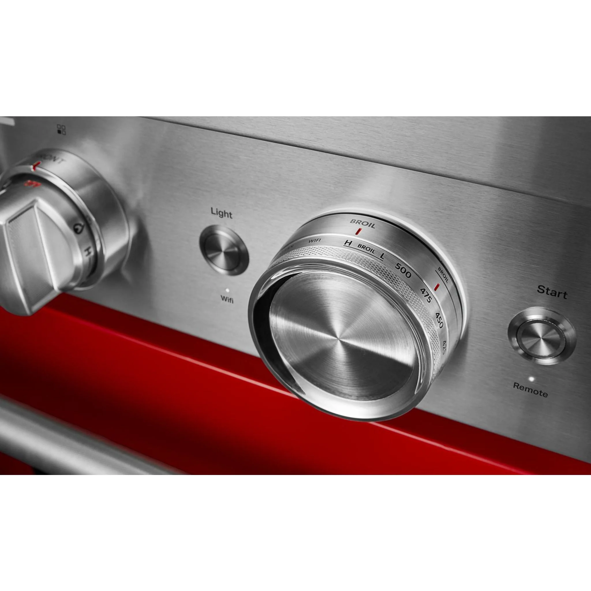 KitchenAid  30'' Smart Commercial-Style Dual Fuel Range with 4 Burners - Passion Red (KFDC500JPA) - Image 50