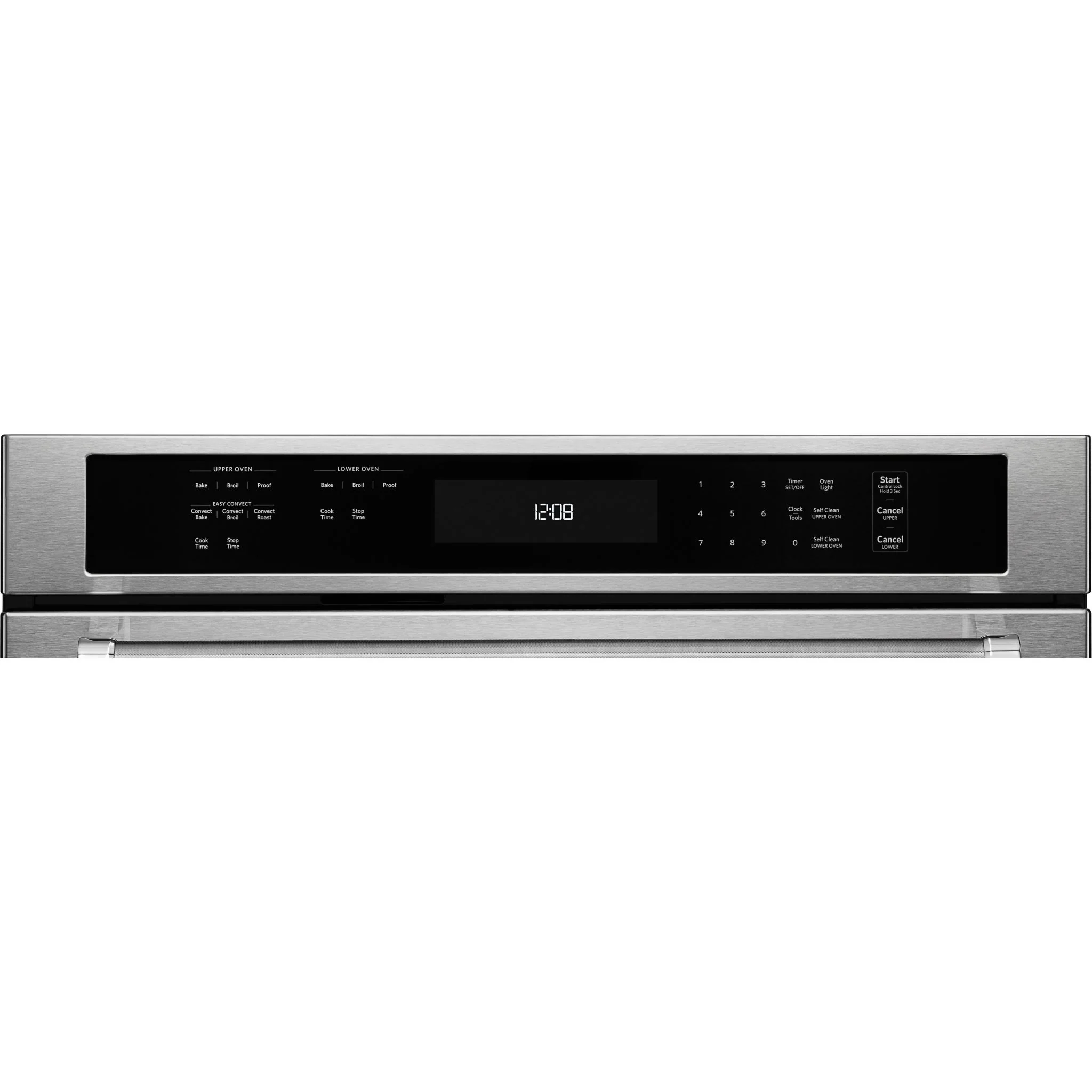 KitchenAid 30-Inch 5 Burner Dual Fuel Double Oven Convection Range -Stainless Steel (KFDD500ESS) - Image 9