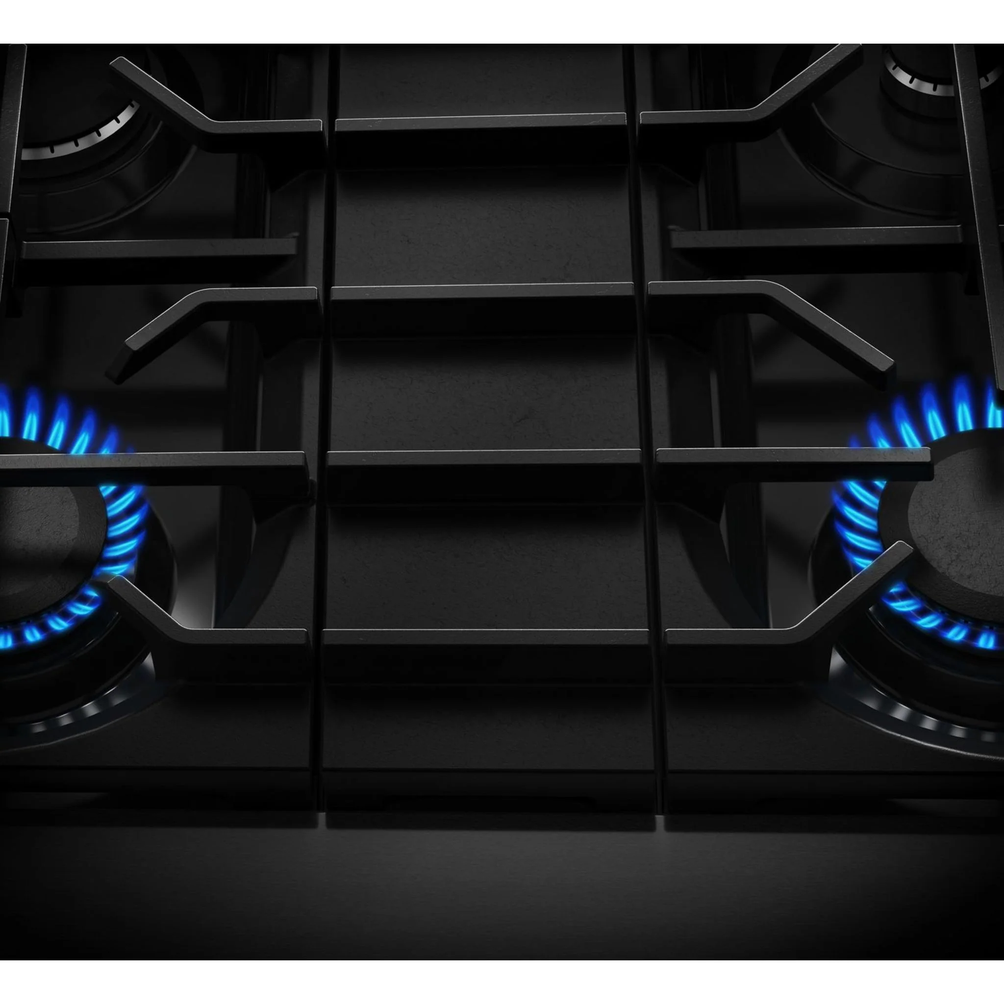KitchenAid 30-Inch 4 Burner Commercial-Style Dual Fuel Range with No Preheat Air Fry Mode -Agave (KFDS930SAG) - Image 4