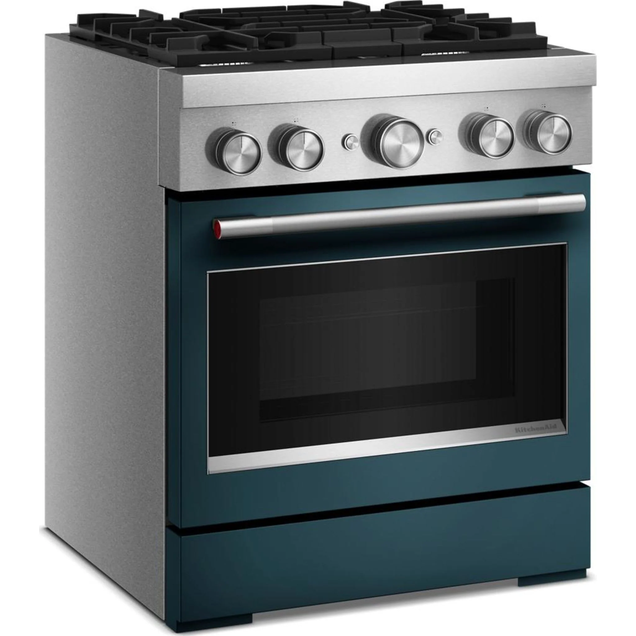 KitchenAid 30-Inch 4 Burner Commercial-Style Dual Fuel Range with No Preheat Air Fry Mode -Agave (KFDS930SAG) - Image 7