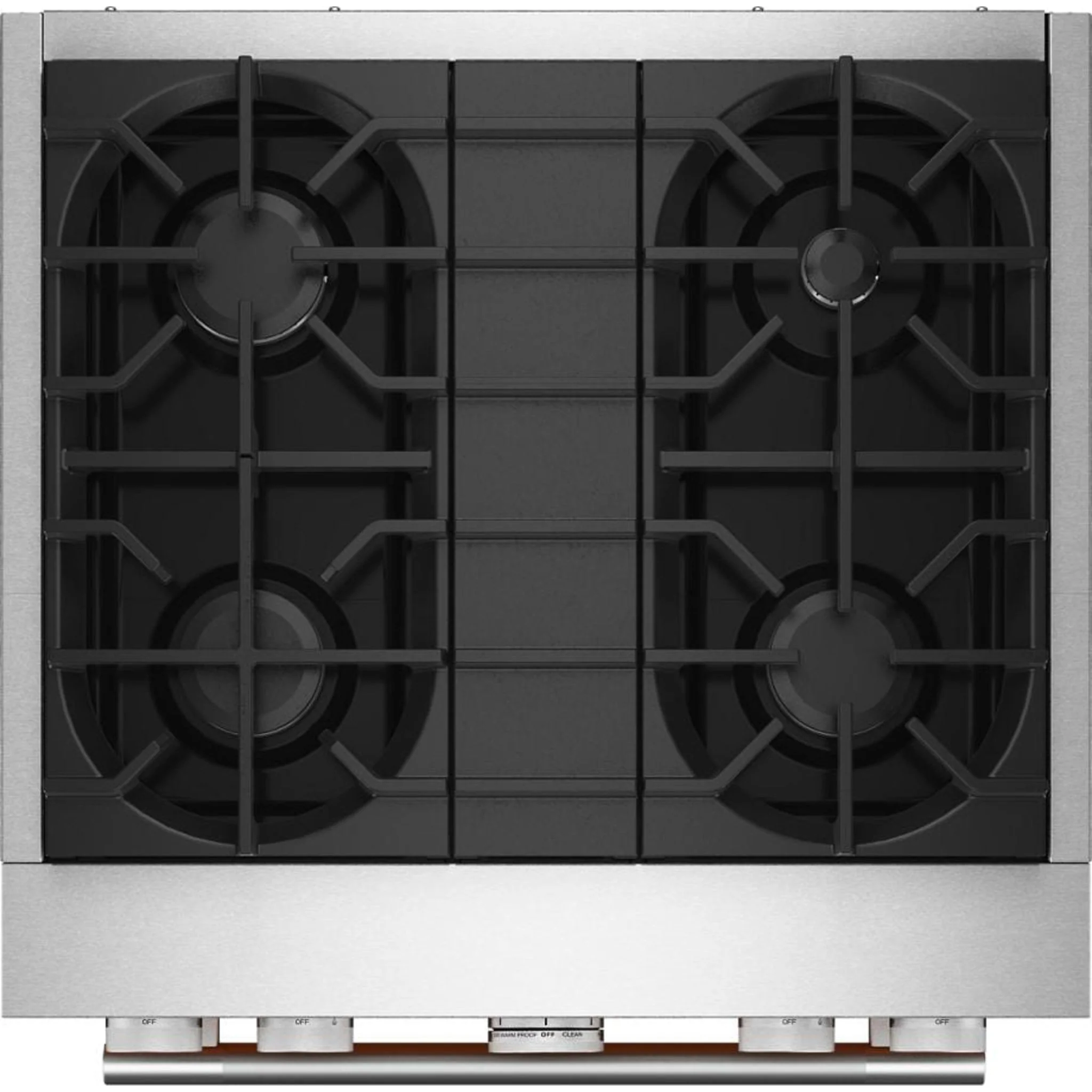 KitchenAid 30-Inch 4 Burner Commercial-Style Dual Fuel Range with No Preheat Air Fry Mode -Agave (KFDS930SAG) - Image 9