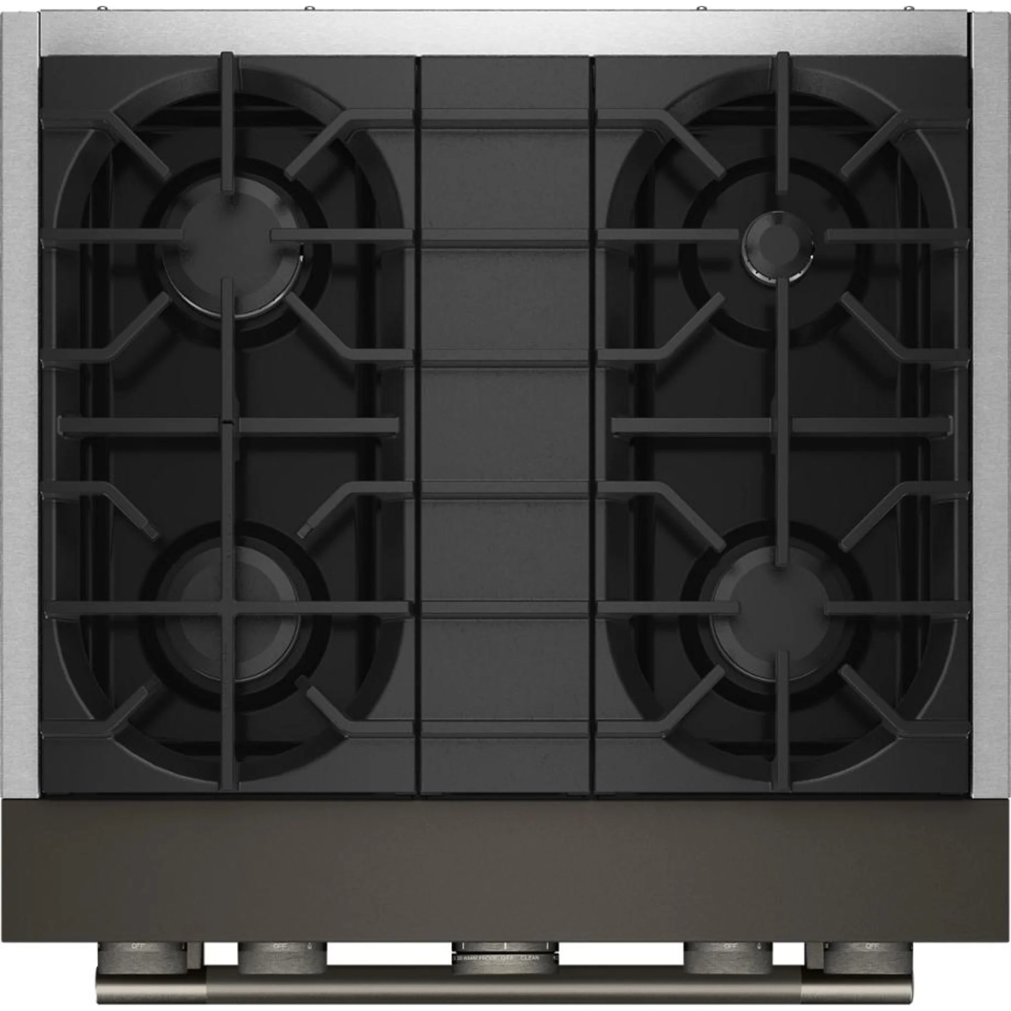 KitchenAid 30-Inch 4 Burner Commercial-Style Dual Fuel Range with No Preheat Air Fry Mode -Black Ore (KFDS930SBE) - Image 3