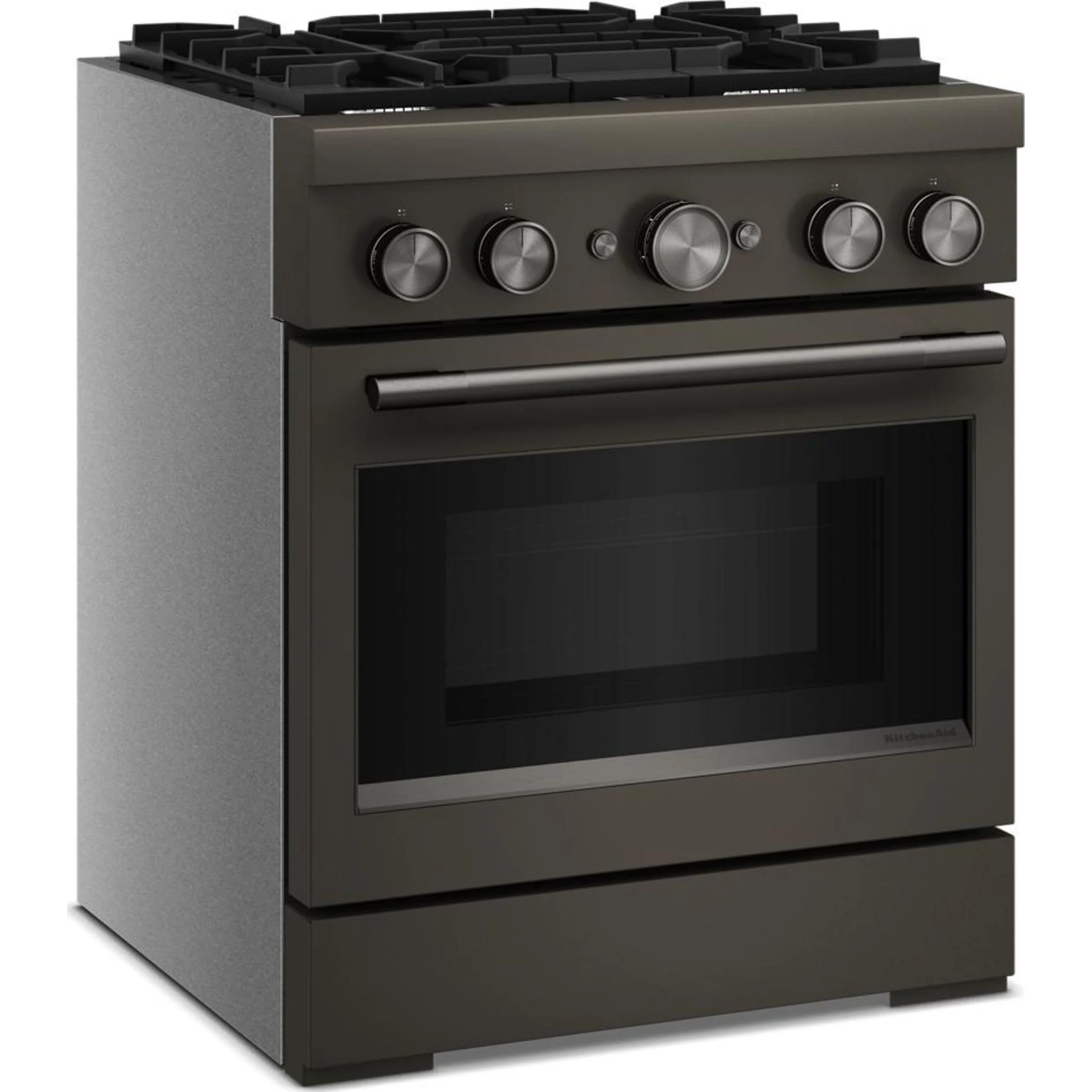 KitchenAid 30-Inch 4 Burner Commercial-Style Dual Fuel Range with No Preheat Air Fry Mode -Black Ore (KFDS930SBE) - Image 6