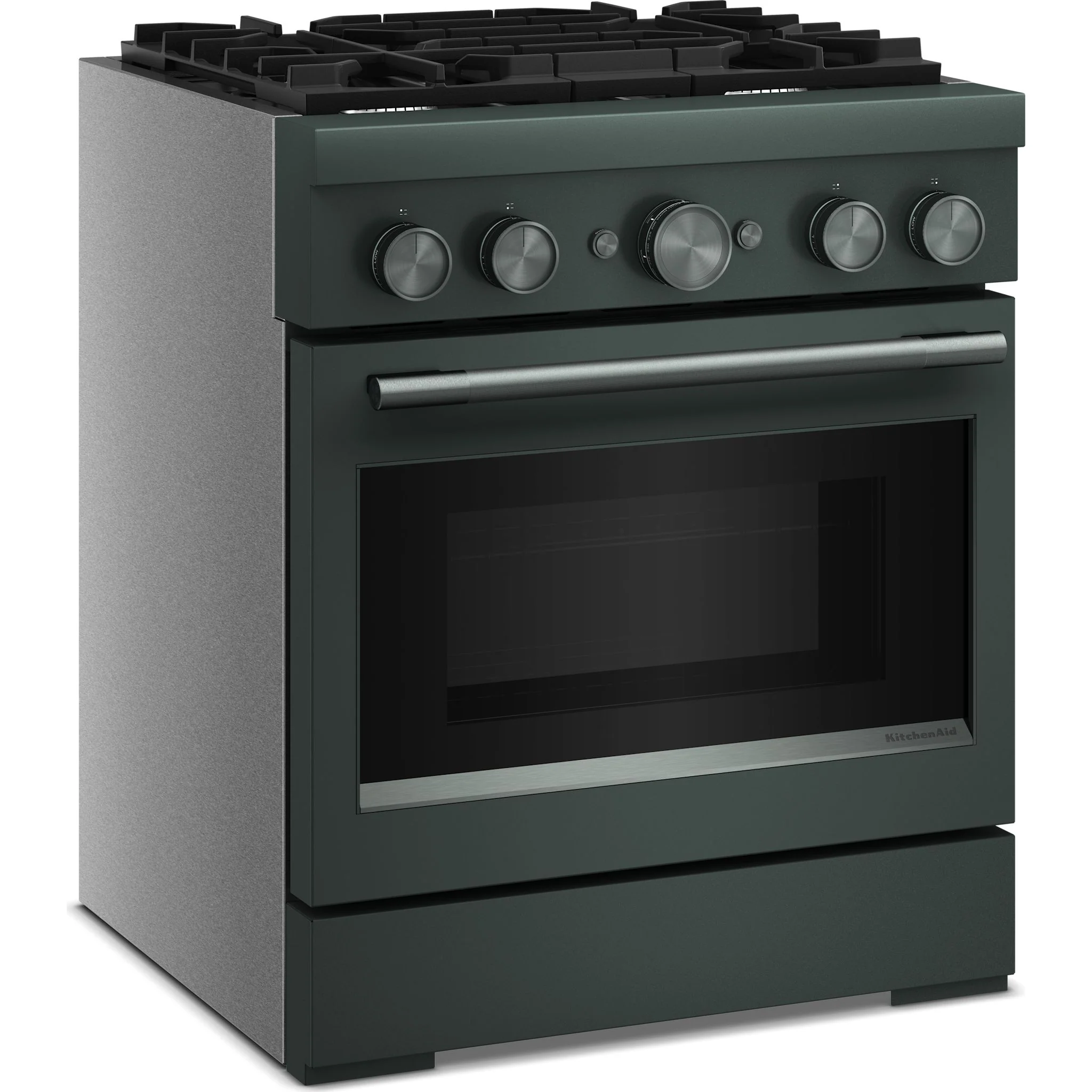KitchenAid 30-Inch 4 Burner Commercial-Style Dual Fuel Range with No Preheat Air Fry Mode -Juniper (KFDS930SJP) - Image 5