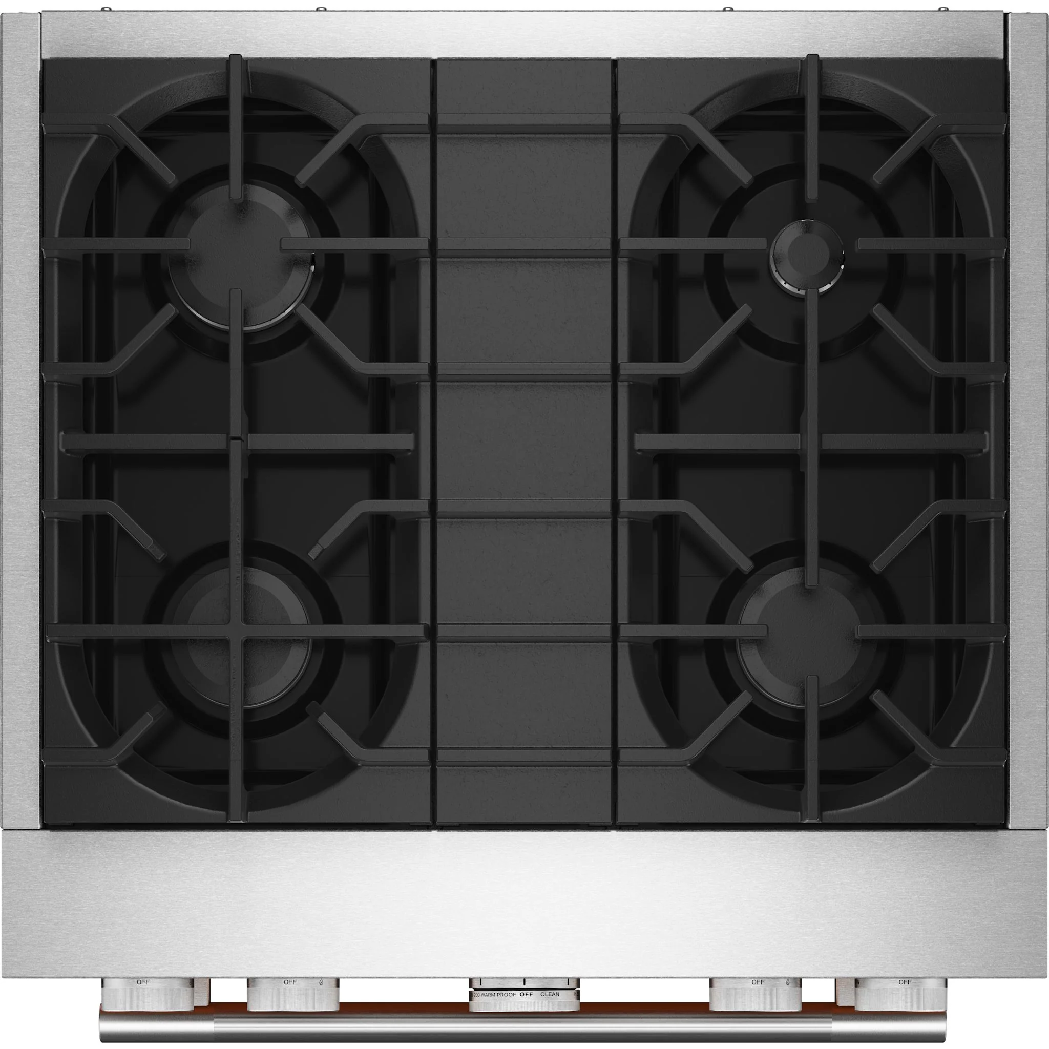 KitchenAid 30-Inch 4 Burner Commercial-Style Dual Fuel Range with No Preheat Air Fry Mode -Wildflower (KFDS930SWF) - Image 2