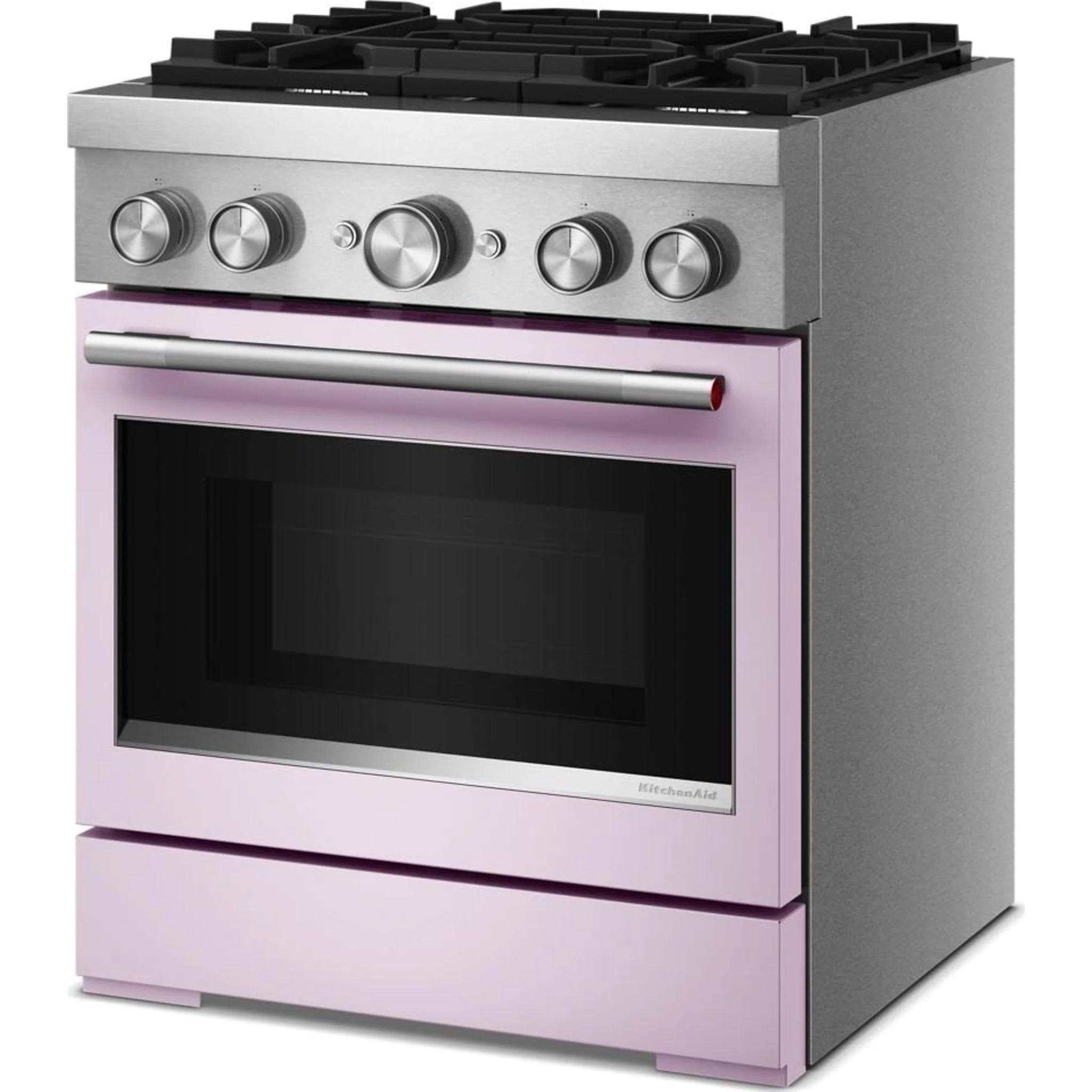 KitchenAid 30-Inch 4 Burner Commercial-Style Dual Fuel Range with No Preheat Air Fry Mode -Wildflower (KFDS930SWF) - Image 4