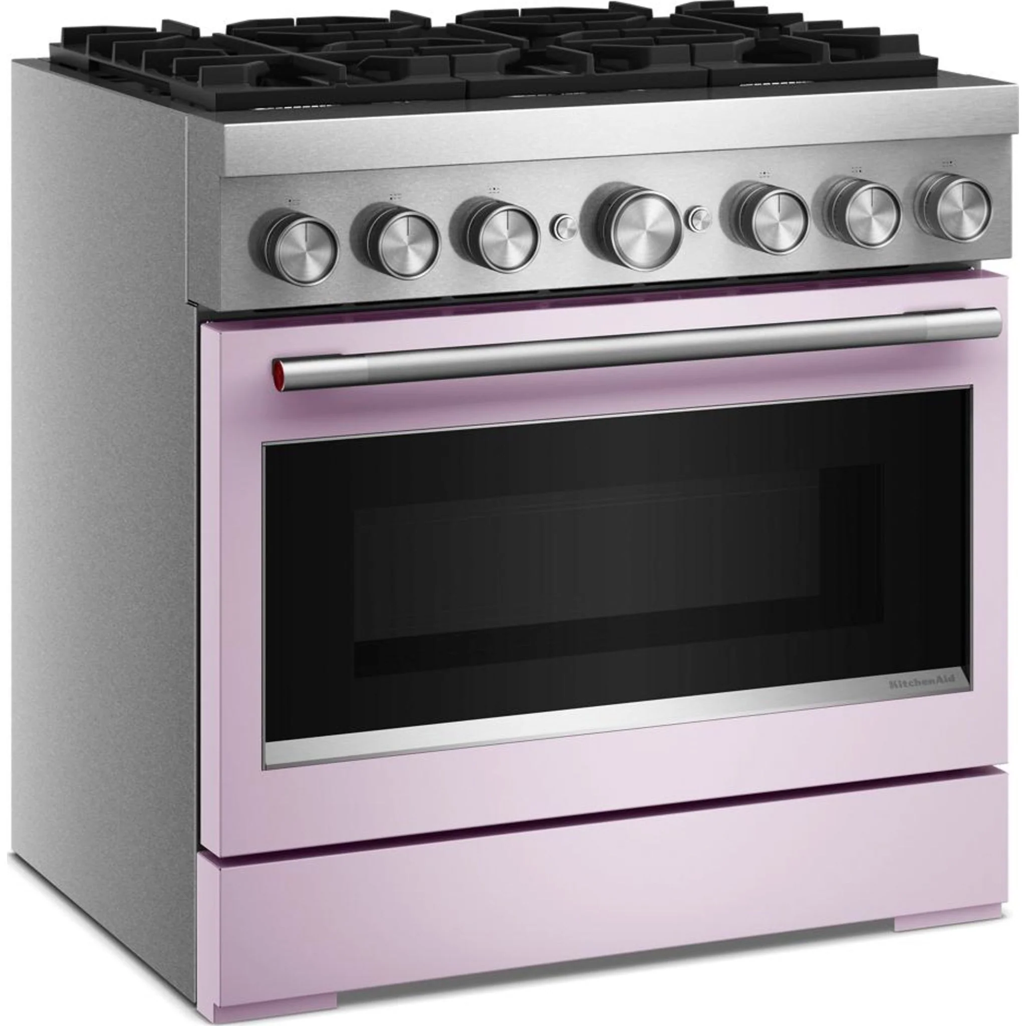 KitchenAid 36-Inch 6 Burner Commercial-Style Dual Fuel Range with No Preheat Air Fry Mode -Wildflower (KFDS936SWF) - Image 5