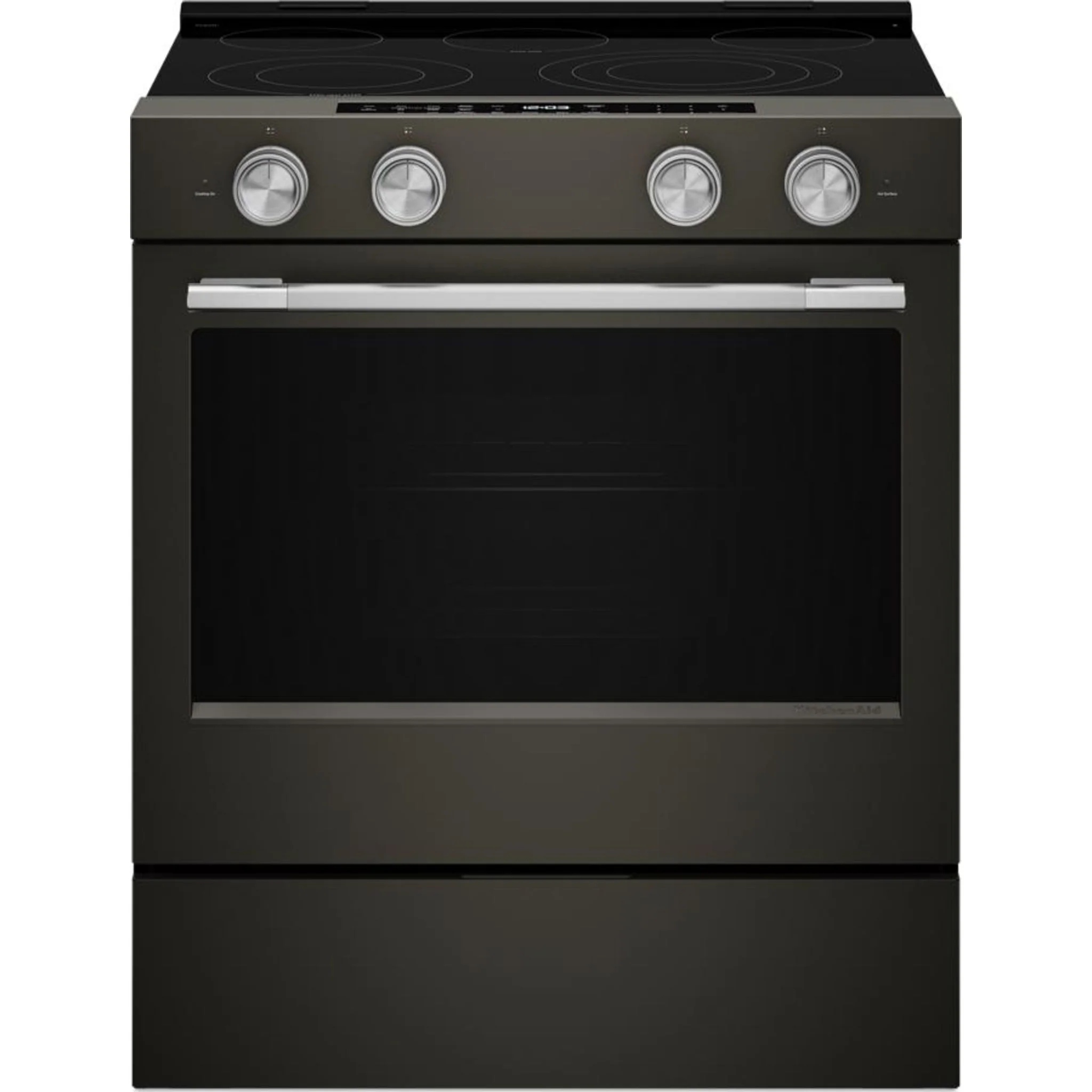KitchenAid Fingerprint Resistant Handle & Knob Hardware Kit for 30" Slide-In Convection Range - Stainless Steel (W11773970) - Image 4