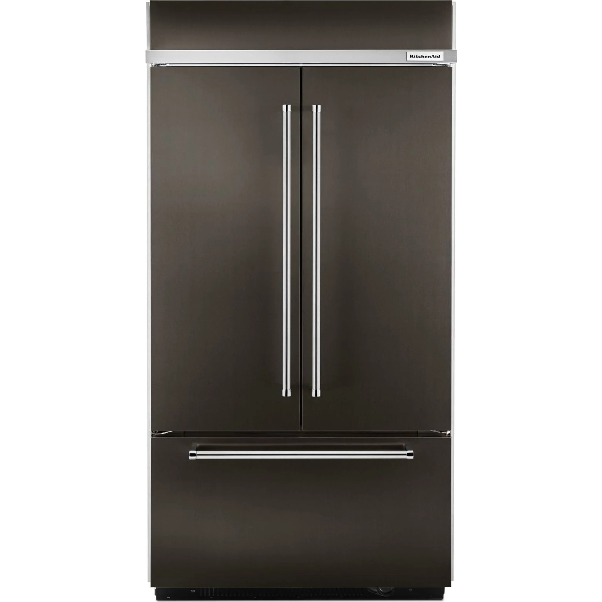 KitchenAid 24.2 cu.ft. 42" Width Built-In Stainless French Door Refrigerator with Platinum Interior Design - Black Stainless Steel with PrintShield™ Finish (KBFN502EBS) - Image 13