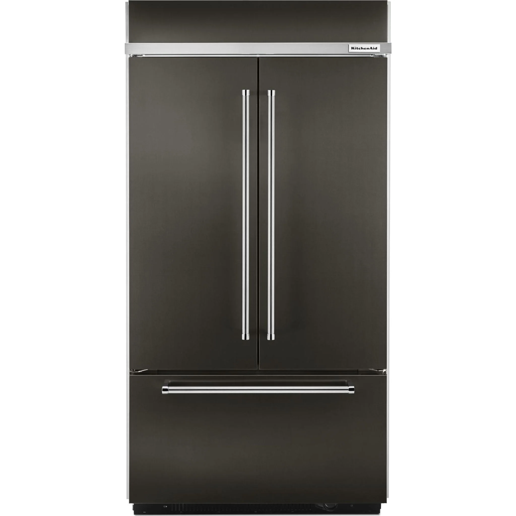 KitchenAid 24.2 cu.ft. 42" Width Built-In Stainless French Door Refrigerator with Platinum Interior Design - Black Stainless Steel with PrintShield™ Finish (KBFN502EBS) - Image 16