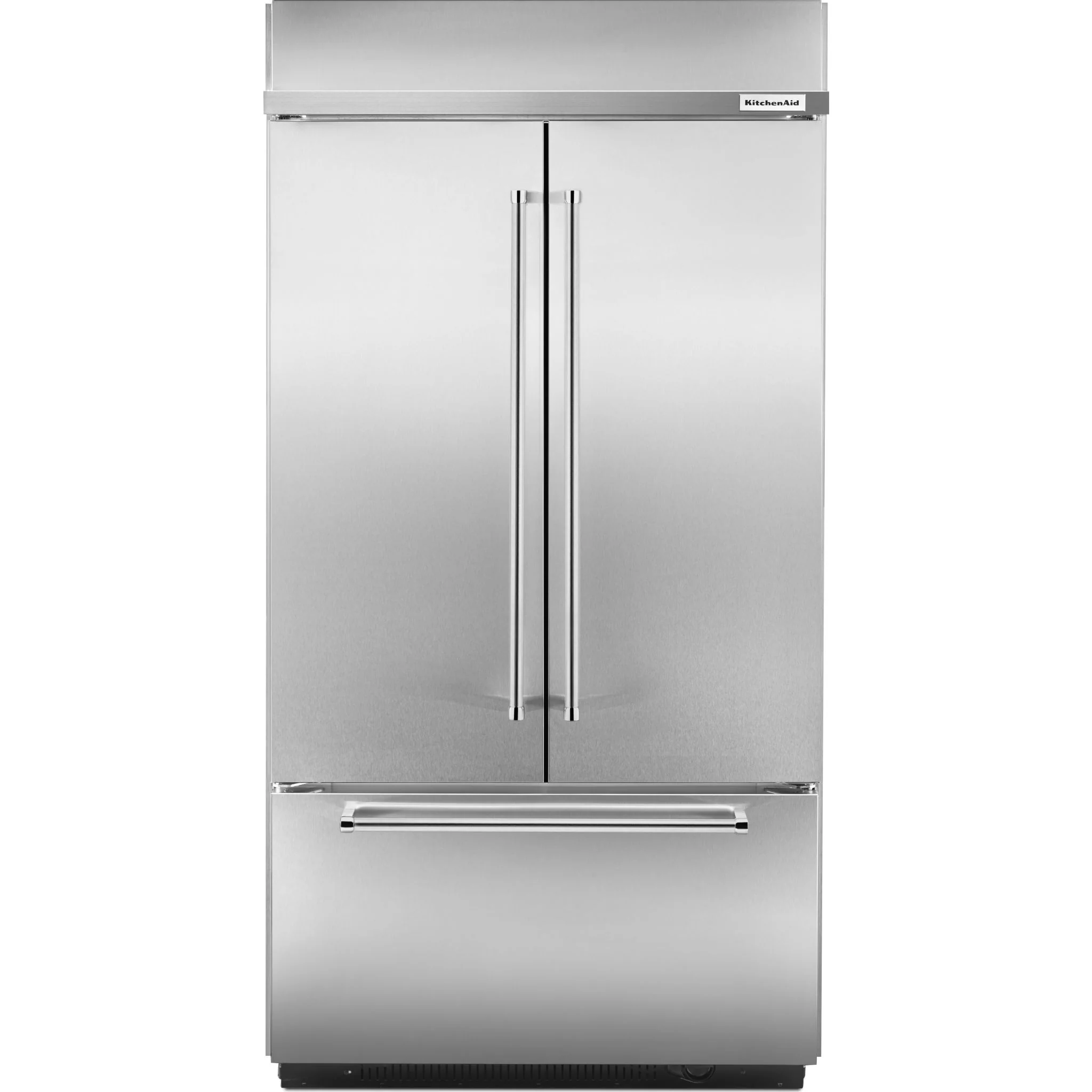 KitchenAid 24.2 cu.ft. 42" Width Built-In Stainless French Door Refrigerator with Platinum Interior Design - Stainless Steel (KBFN502ESS) - Image 11
