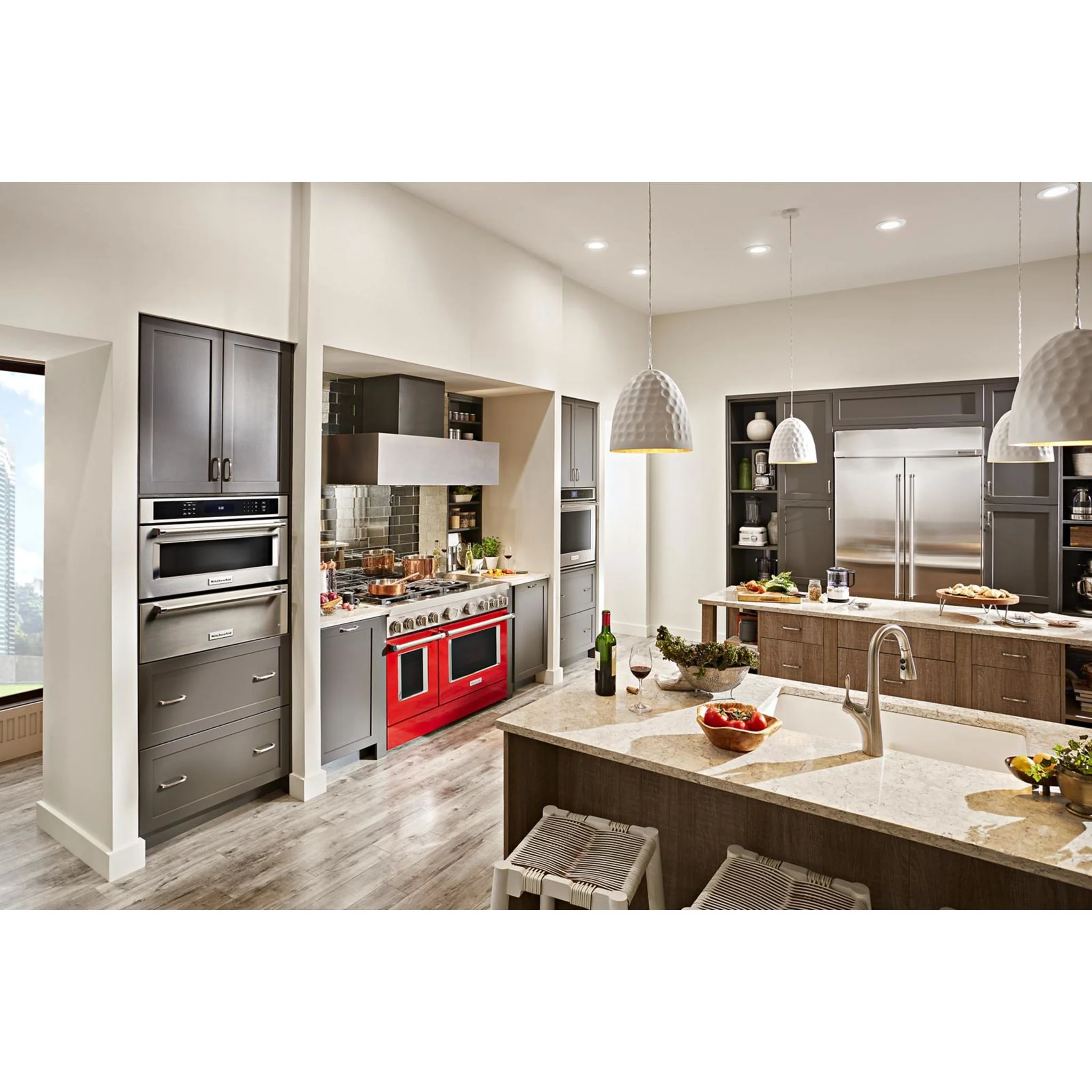 KitchenAid 24.2 cu.ft. 42" Width Built-In Stainless French Door Refrigerator with Platinum Interior Design - Stainless Steel (KBFN502ESS) - Image 21
