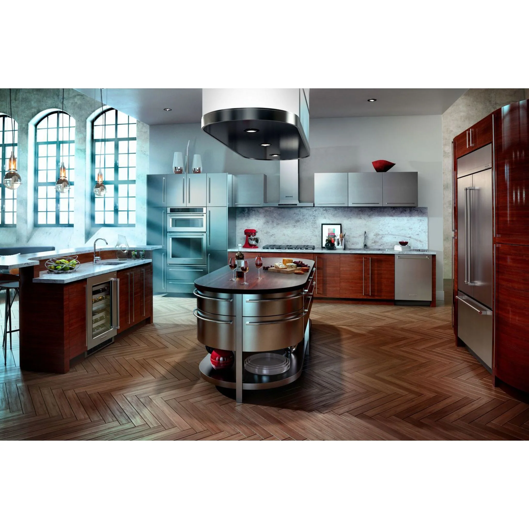 KitchenAid 24.2 cu.ft. 42" Width Built-In Stainless French Door Refrigerator with Platinum Interior Design - Stainless Steel (KBFN502ESS) - Image 23
