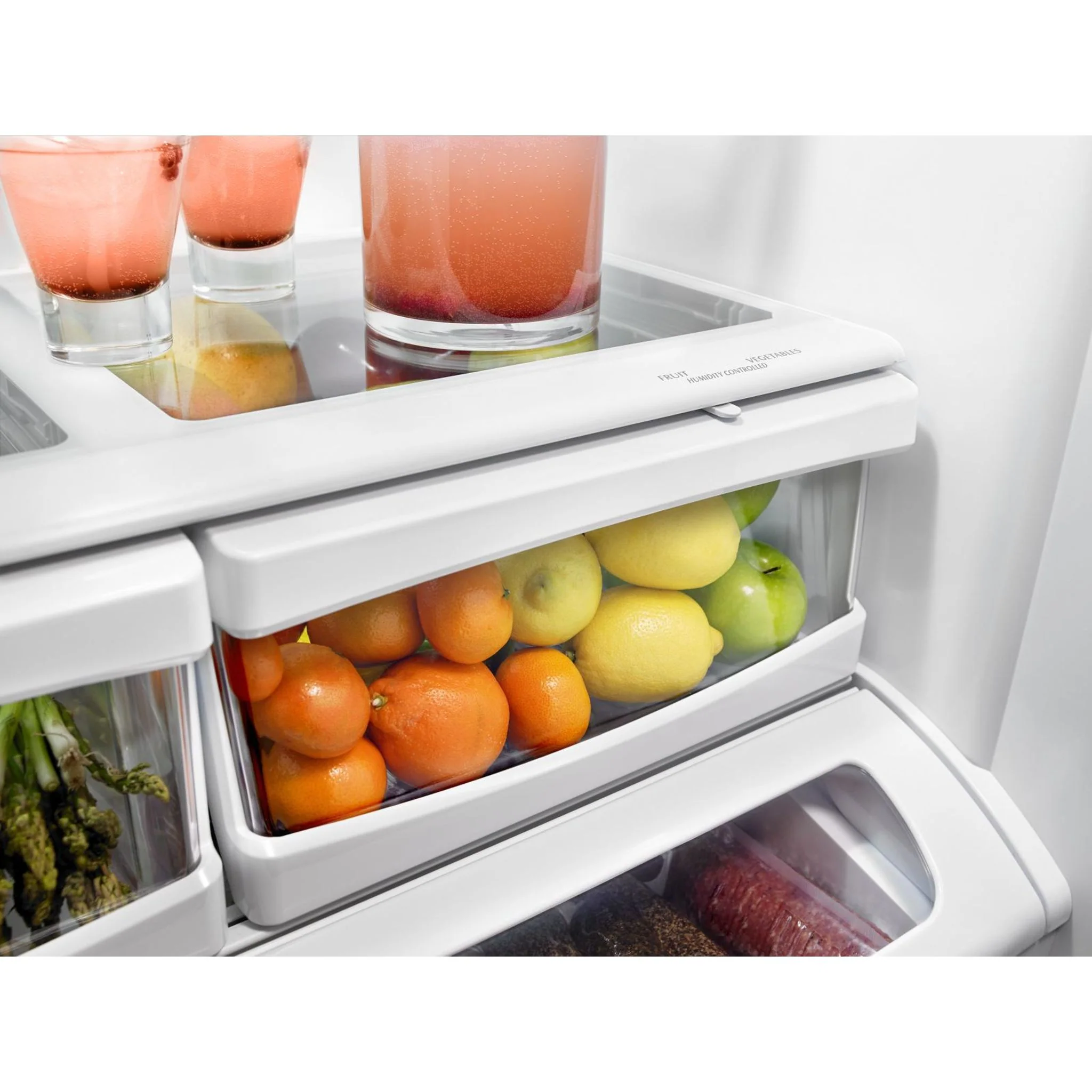 KitchenAid 25 cu.ft. 36-Width Standard Depth French Door Refrigerator with Interior Dispense -Stainless Steel (KRFF305ESS) - Image 29