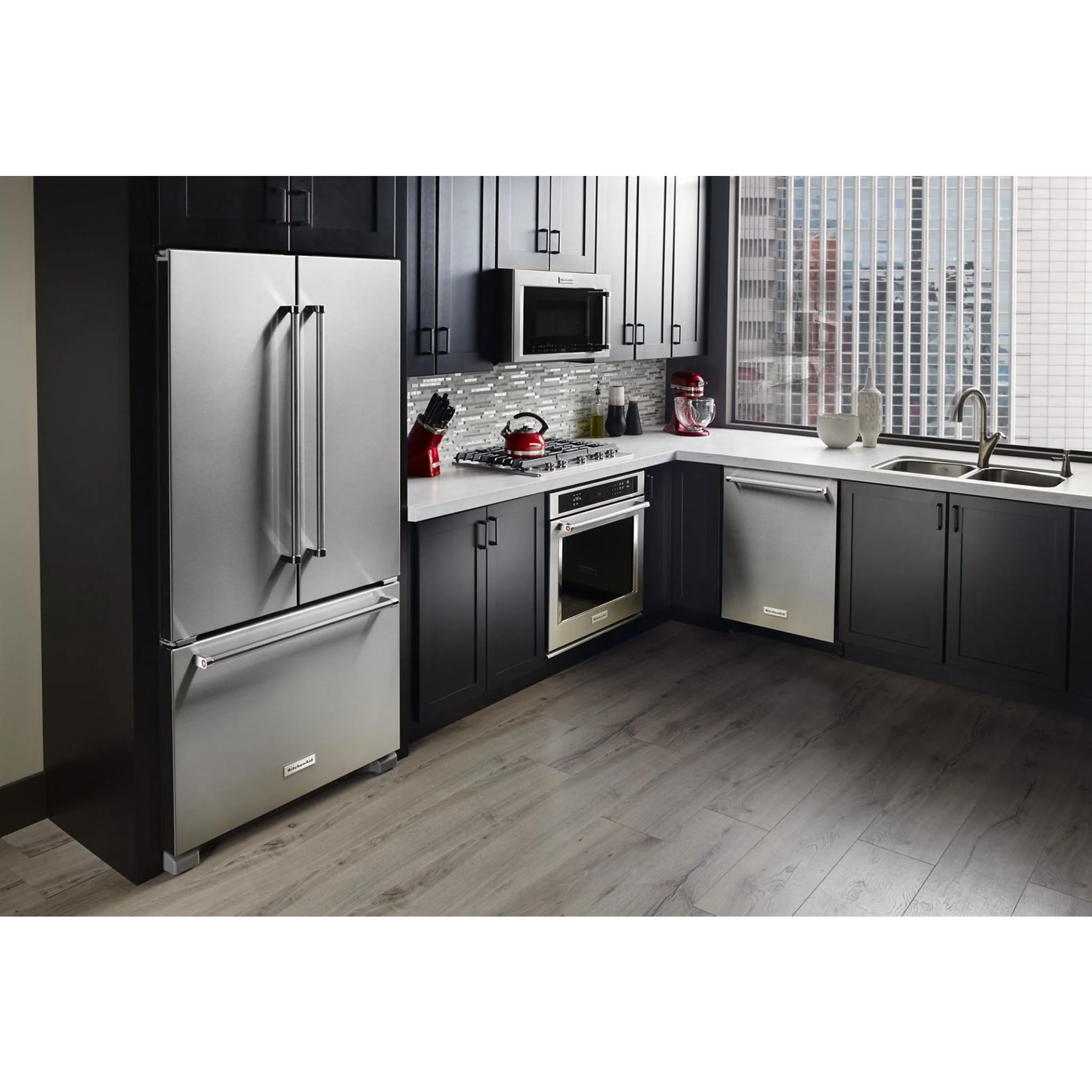 KitchenAid  20 cu.ft. 36" Width Counter-Depth French Door Refrigerator with Interior Dispense (KRFC300ESS) - Image 26