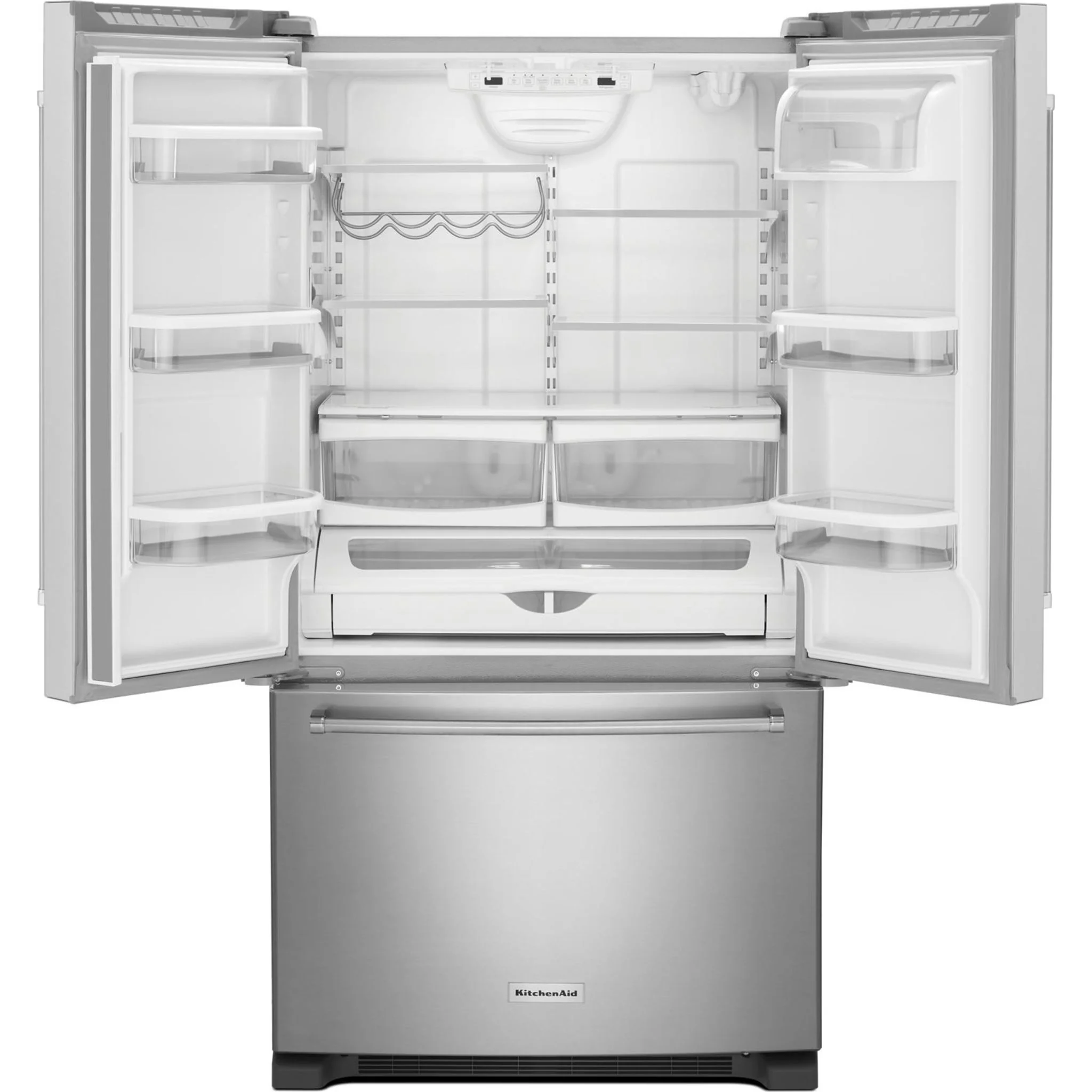KitchenAid  20 cu.ft. 36" Width Counter-Depth French Door Refrigerator with Interior Dispense (KRFC300ESS) - Image 31