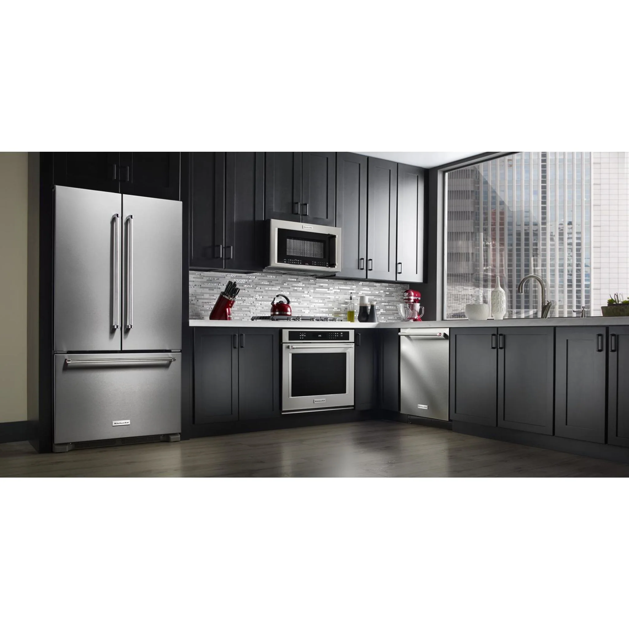 KitchenAid  20 cu.ft. 36" Width Counter-Depth French Door Refrigerator with Interior Dispense (KRFC300ESS) - Image 32