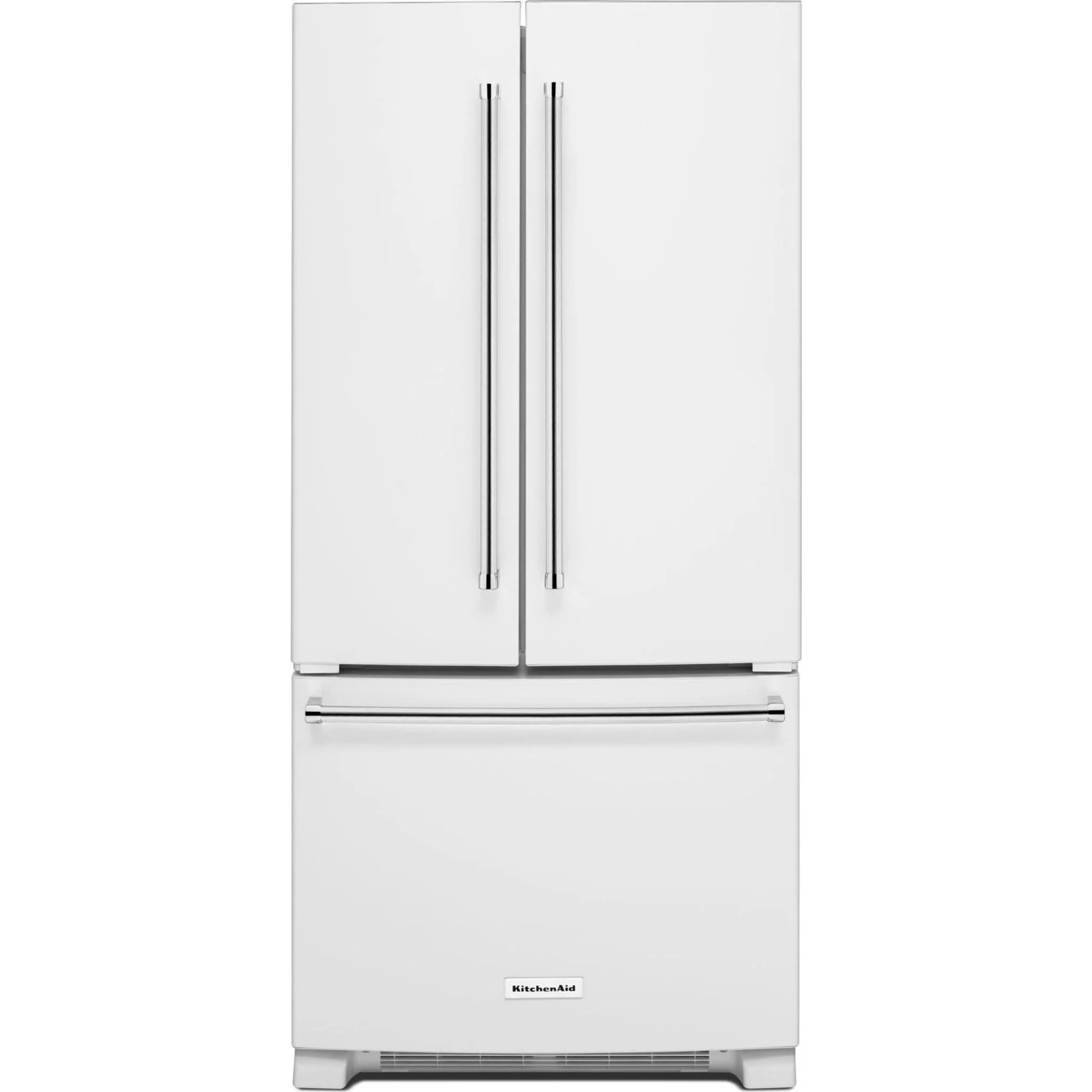 KitchenAid  22 cu. ft. 33" Width Standard Depth French Door Refrigerator with Interior Dispense (KRFF302EWH) - Image 4