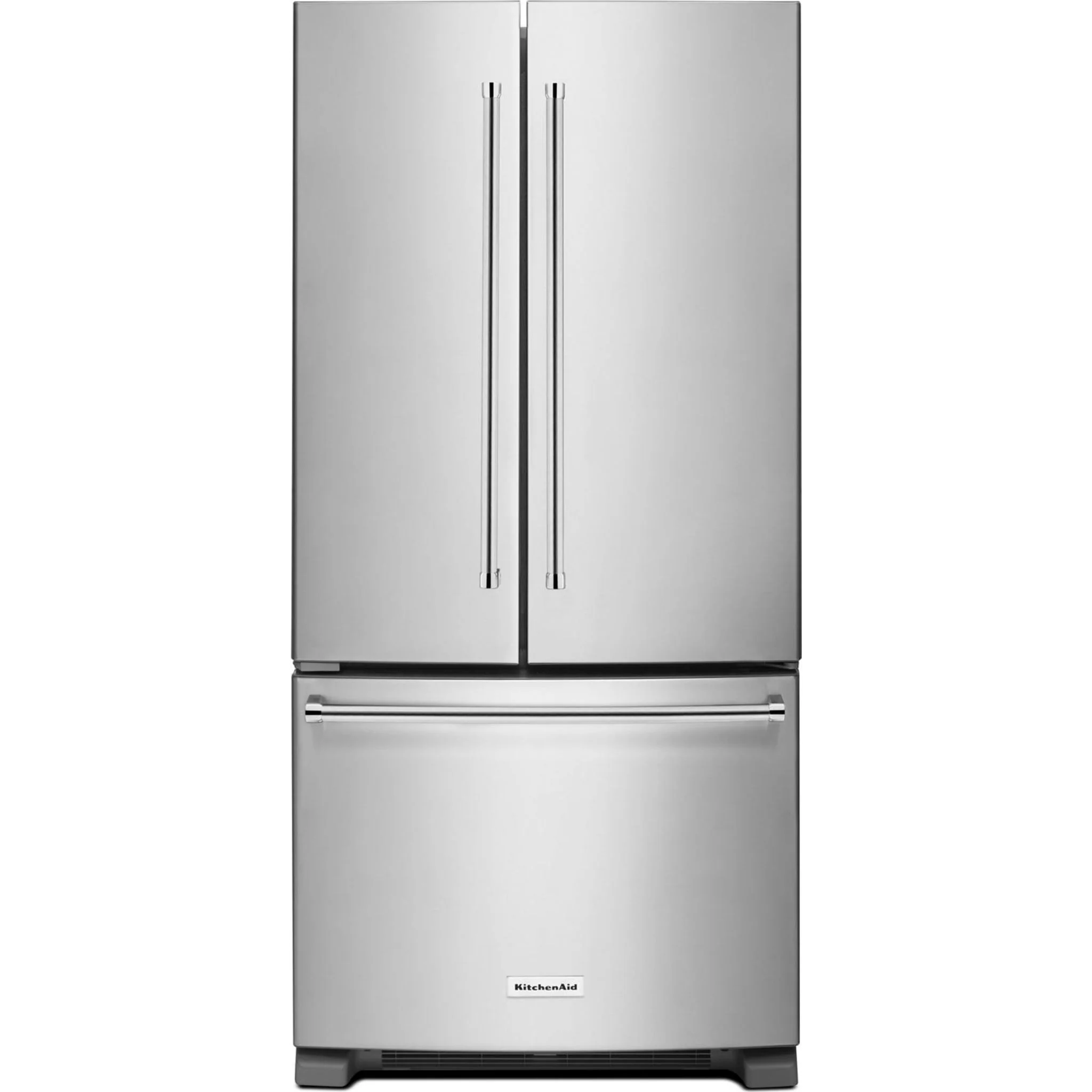 KitchenAid 22 cu. Ft. 33-Inch Width Standard Depth French Door Refrigerator with Interior Dispense -Stainless Steel (KRFF302ESS) - Image 13
