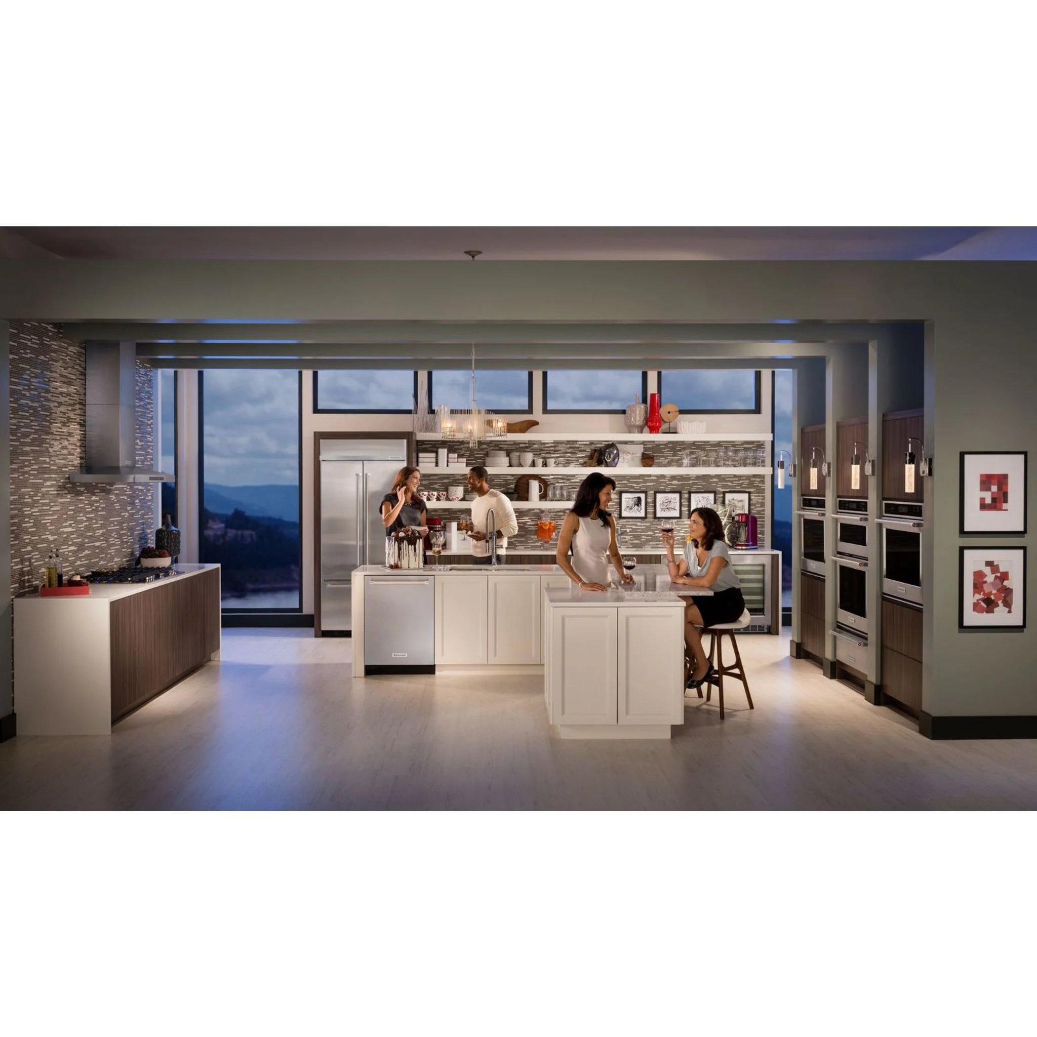 KitchenAid 20.8 cu.ft. 36" Width Built In Stainless Steel French Door Refrigerator with Platinum Interior Design - Stainless Steel (KBFN506ESS) - Image 10