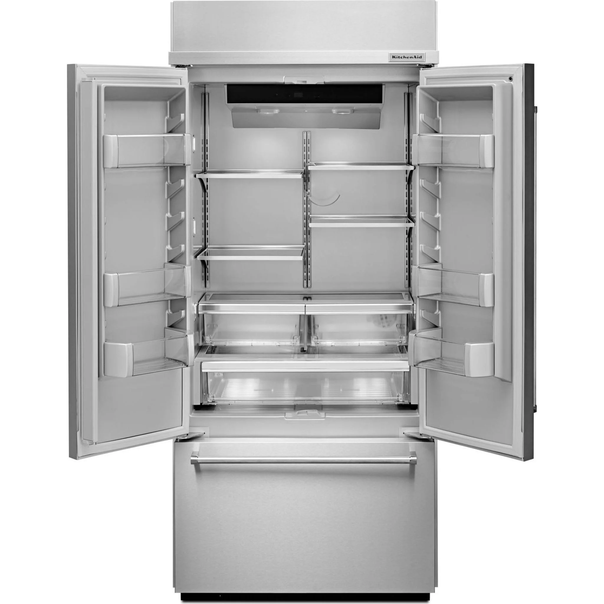 KitchenAid 20.8 cu.ft. 36" Width Built In Stainless Steel French Door Refrigerator with Platinum Interior Design - Stainless Steel (KBFN506ESS) - Image 26