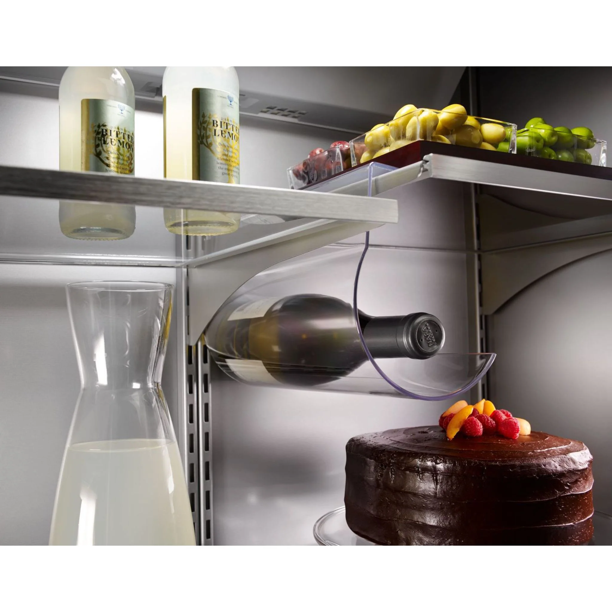 KitchenAid 20.8 cu.ft. 36" Width Built In Stainless Steel French Door Refrigerator with Platinum Interior Design - Stainless Steel (KBFN506ESS) - Image 31